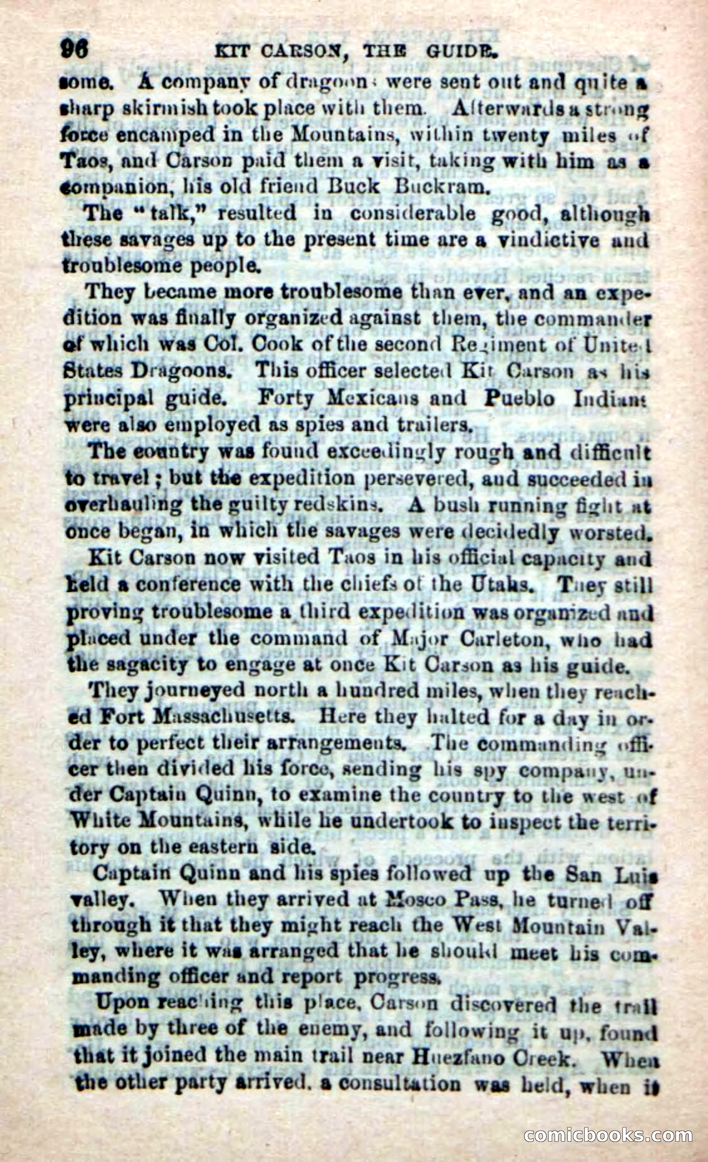 Beadle's New Dime Novels: Carson, the Guide — page 92 of 100