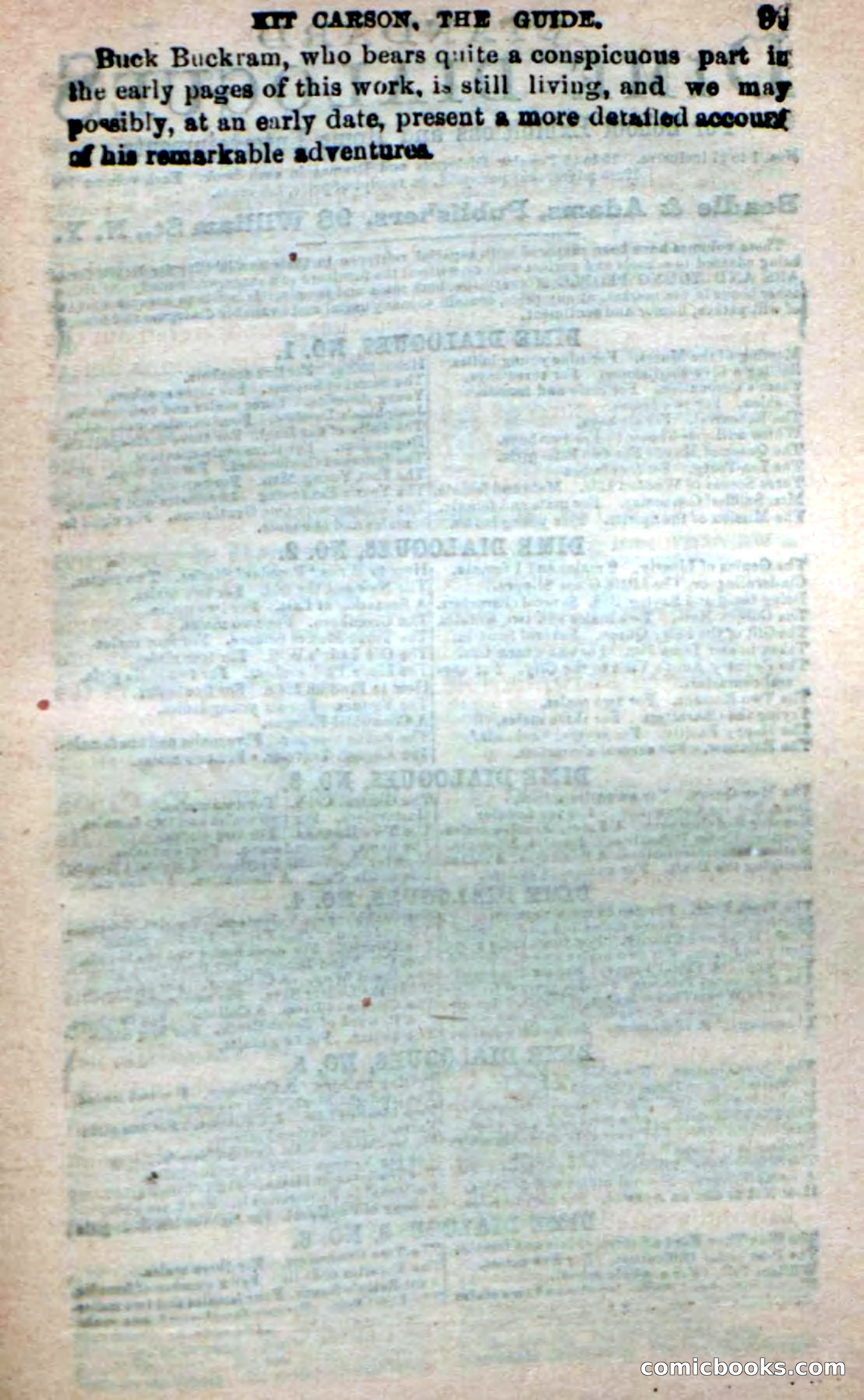 Beadle's New Dime Novels: Carson, the Guide — page 95 of 100