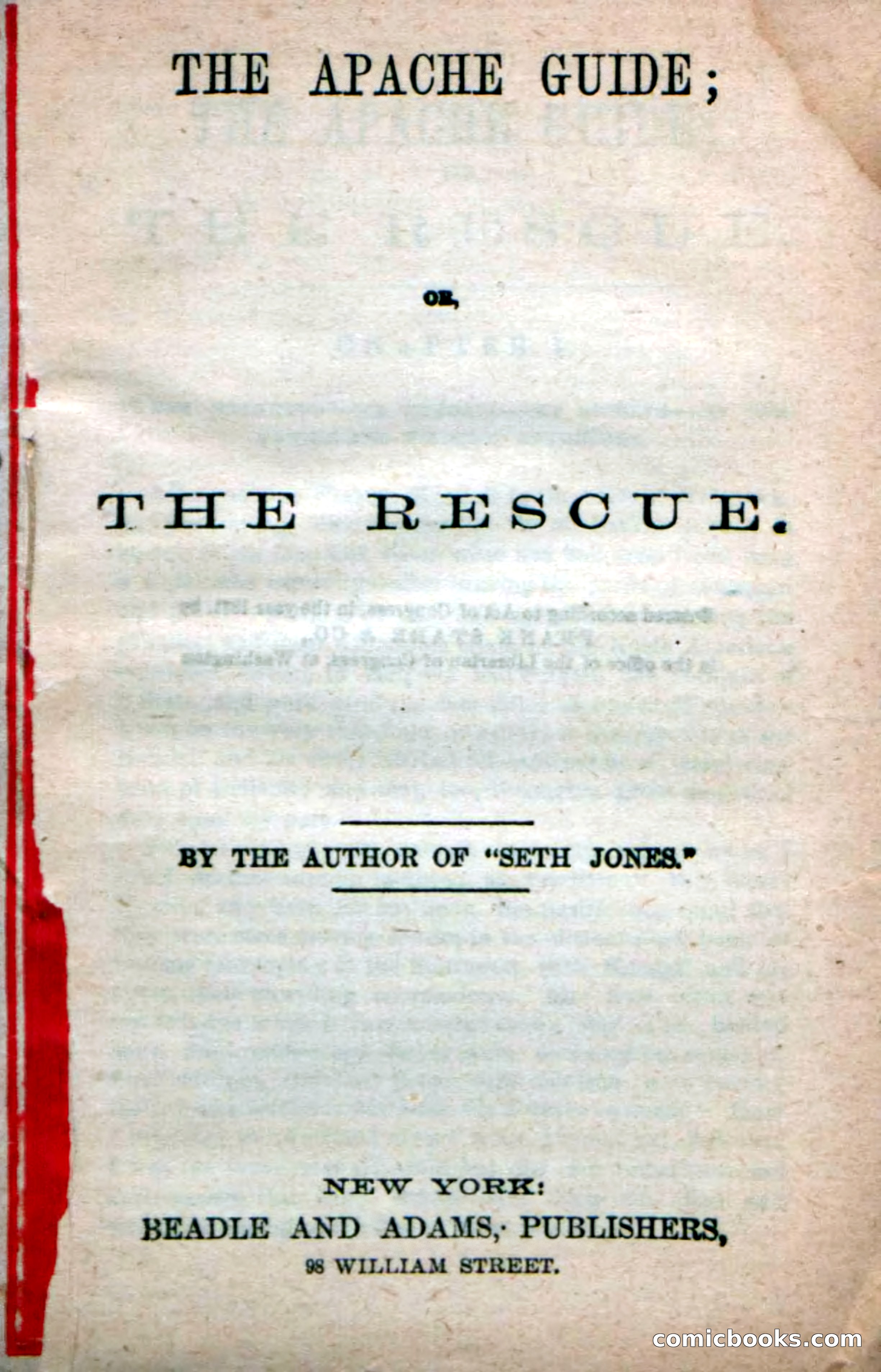 Beadle's New Dime Novels: The Apache Guide — page 3 of 100