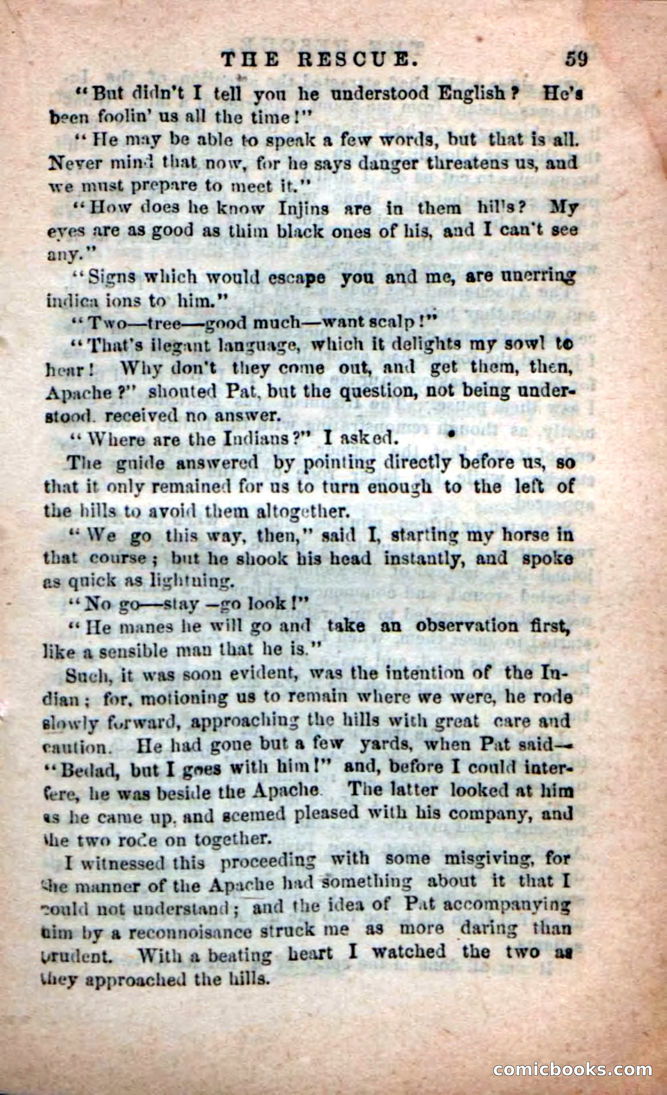 Beadle's New Dime Novels: The Apache Guide — page 55 of 100