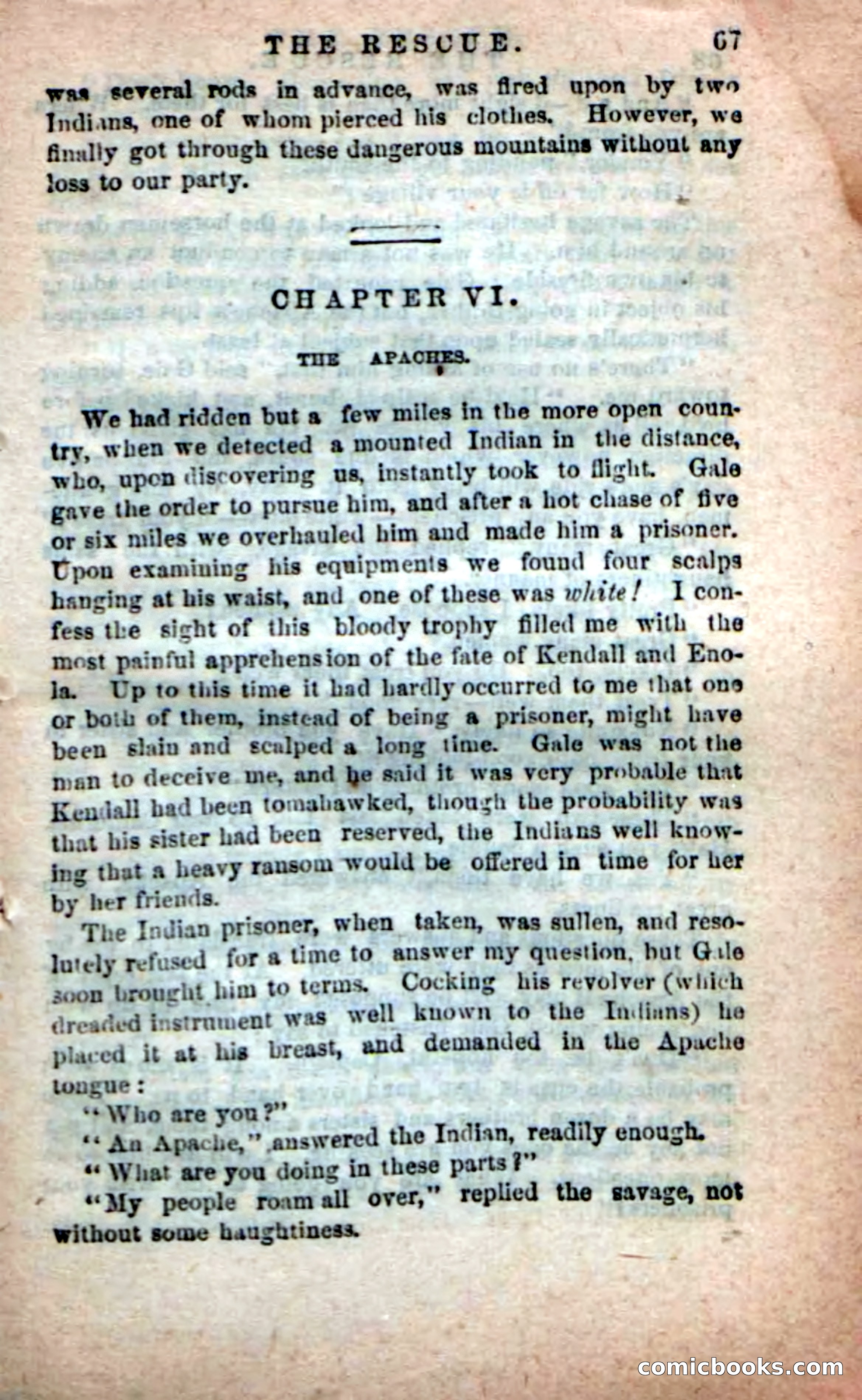Beadle's New Dime Novels: The Apache Guide — page 63 of 100