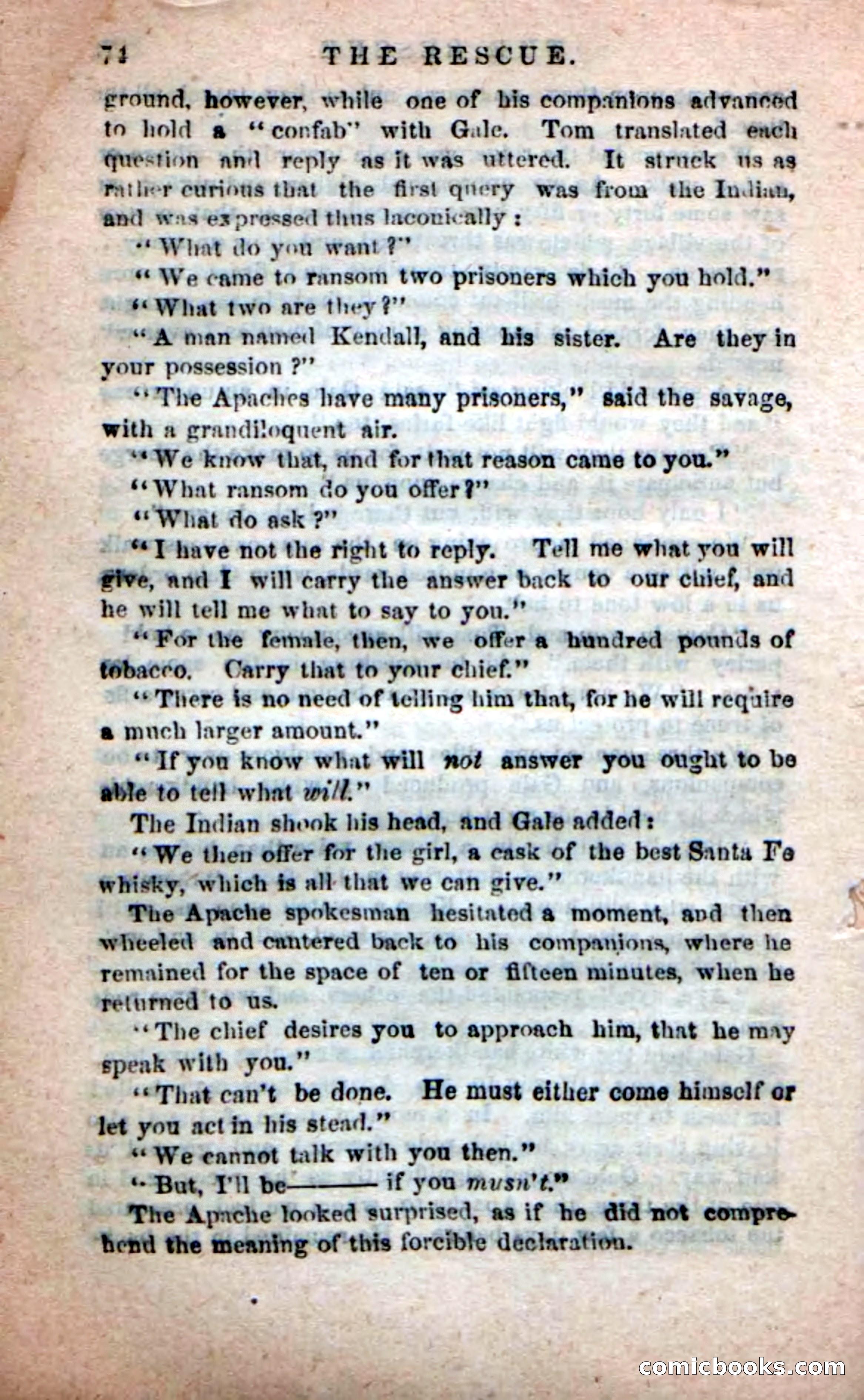 Beadle's New Dime Novels: The Apache Guide — page 70 of 100