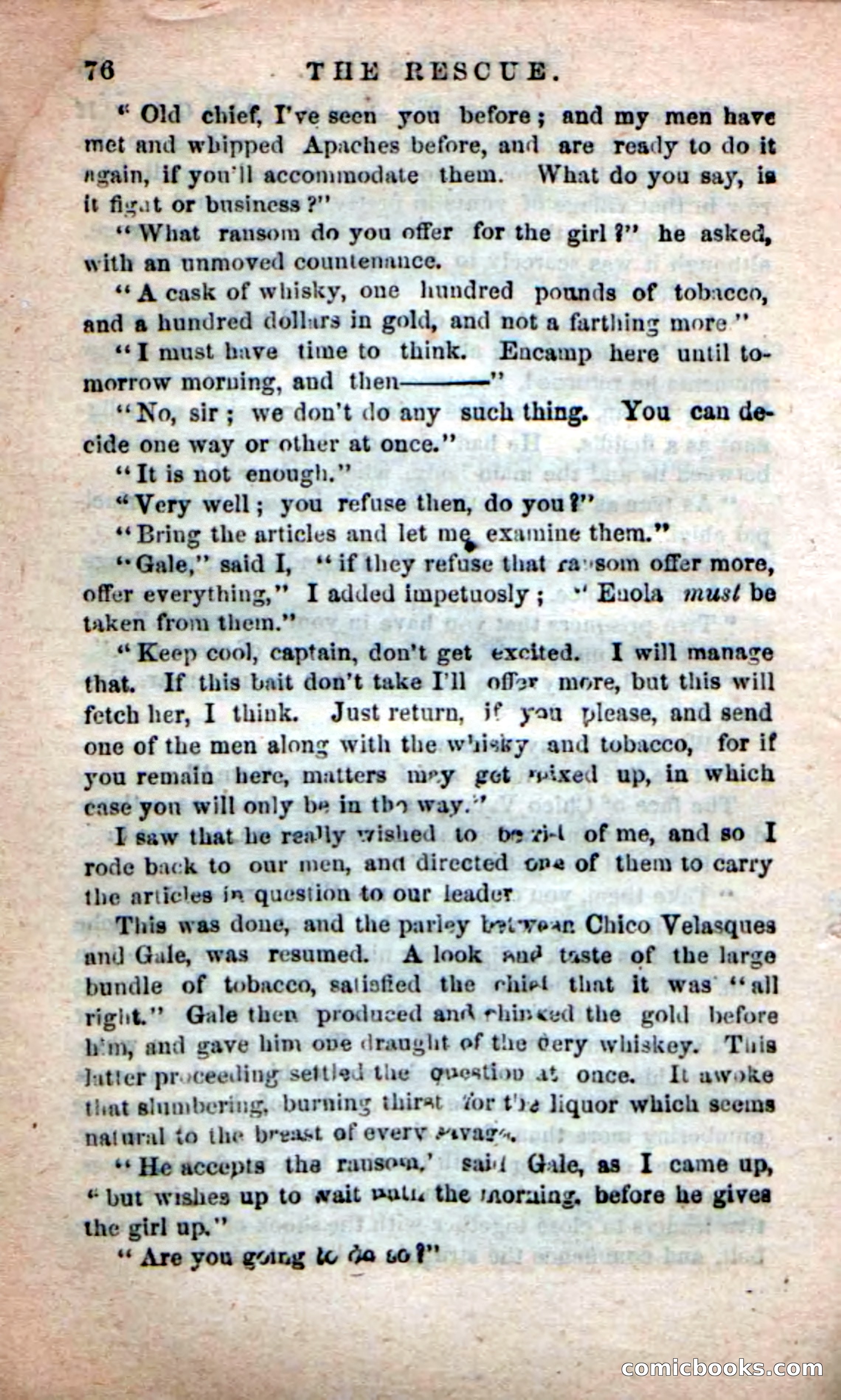 Beadle's New Dime Novels: The Apache Guide — page 72 of 100