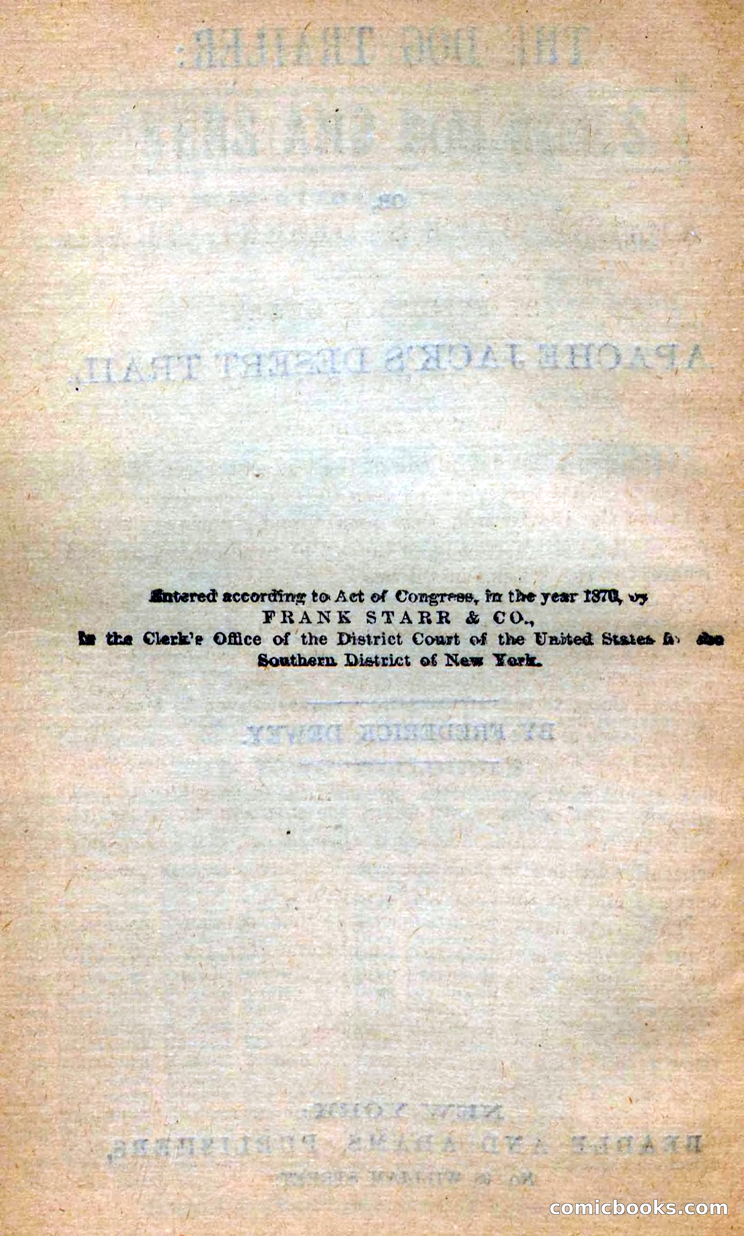 Beadle's New Dime Novels: The Dog Trailer — page 4 of 101