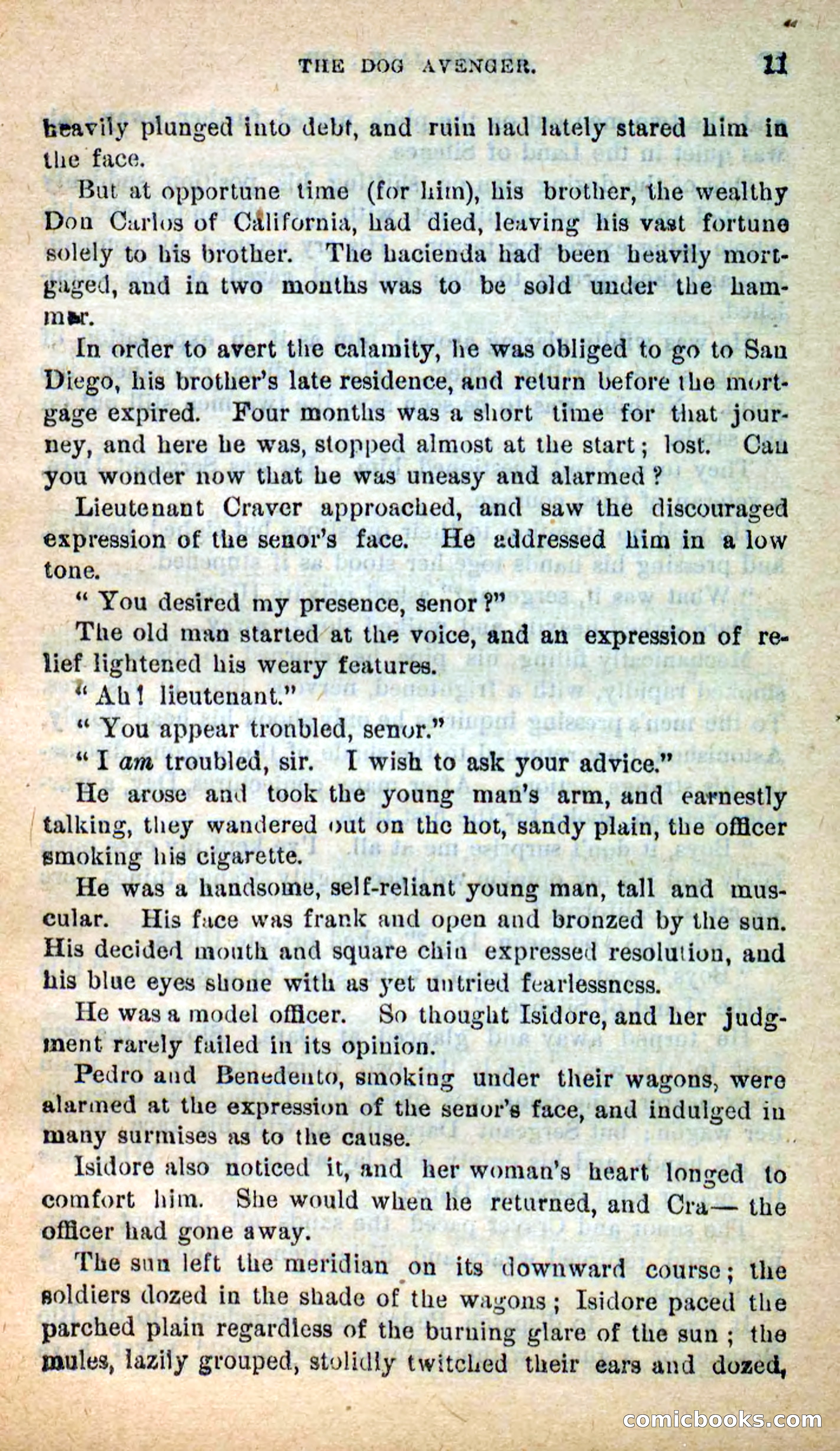 Beadle's New Dime Novels: The Dog Trailer — page 7 of 101