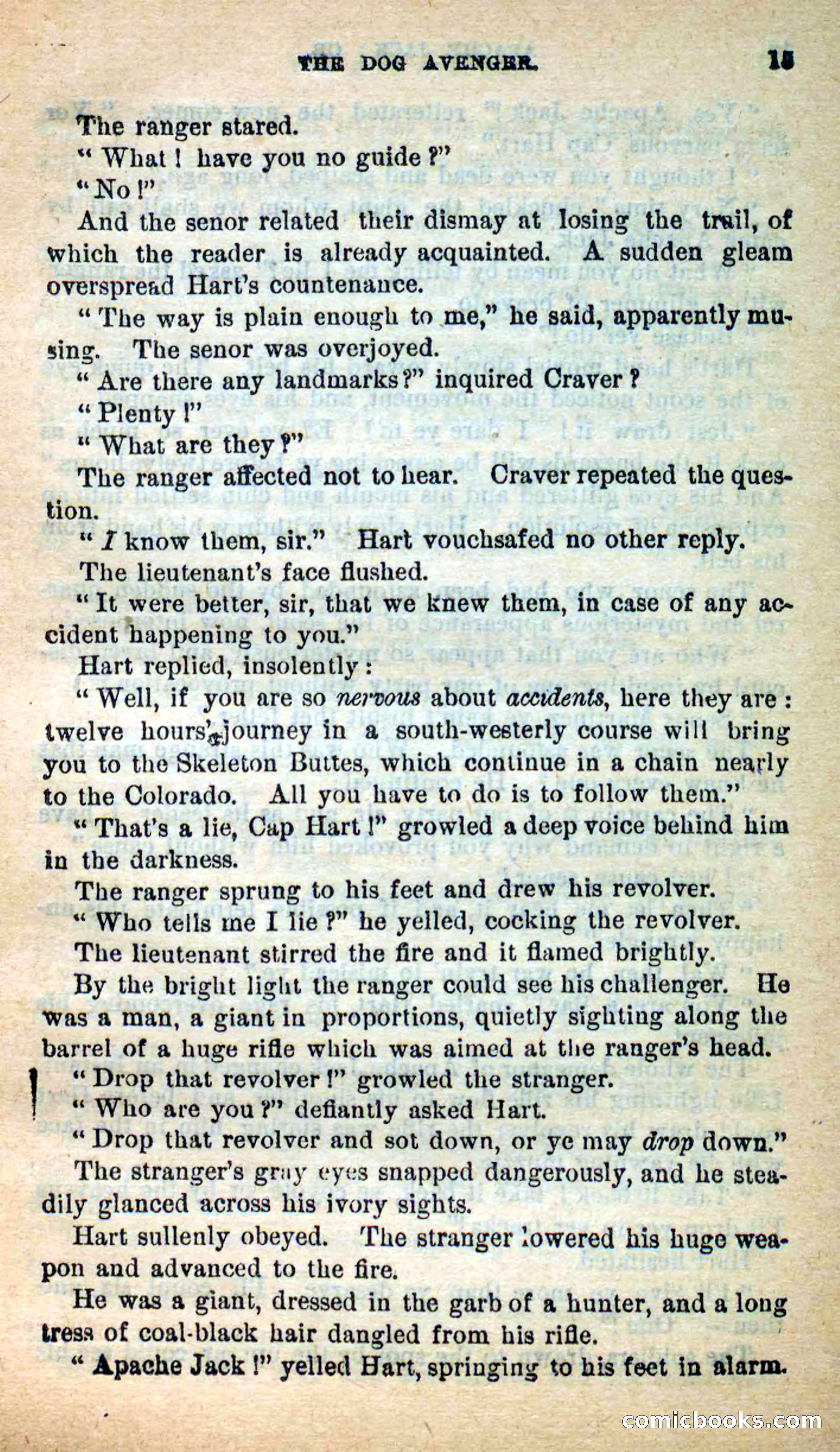Beadle's New Dime Novels: The Dog Trailer — page 11 of 101