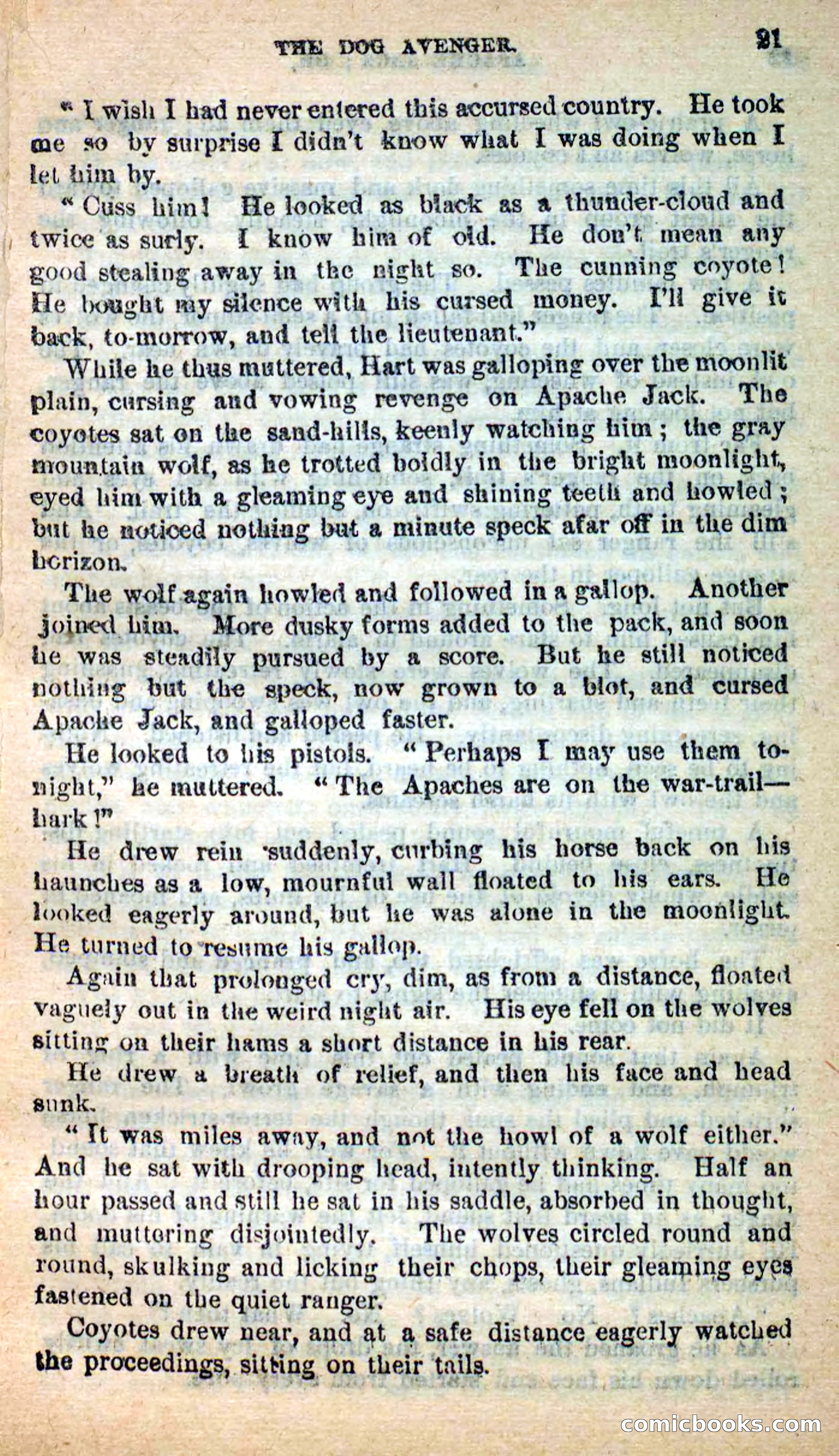 Beadle's New Dime Novels: The Dog Trailer — page 17 of 101