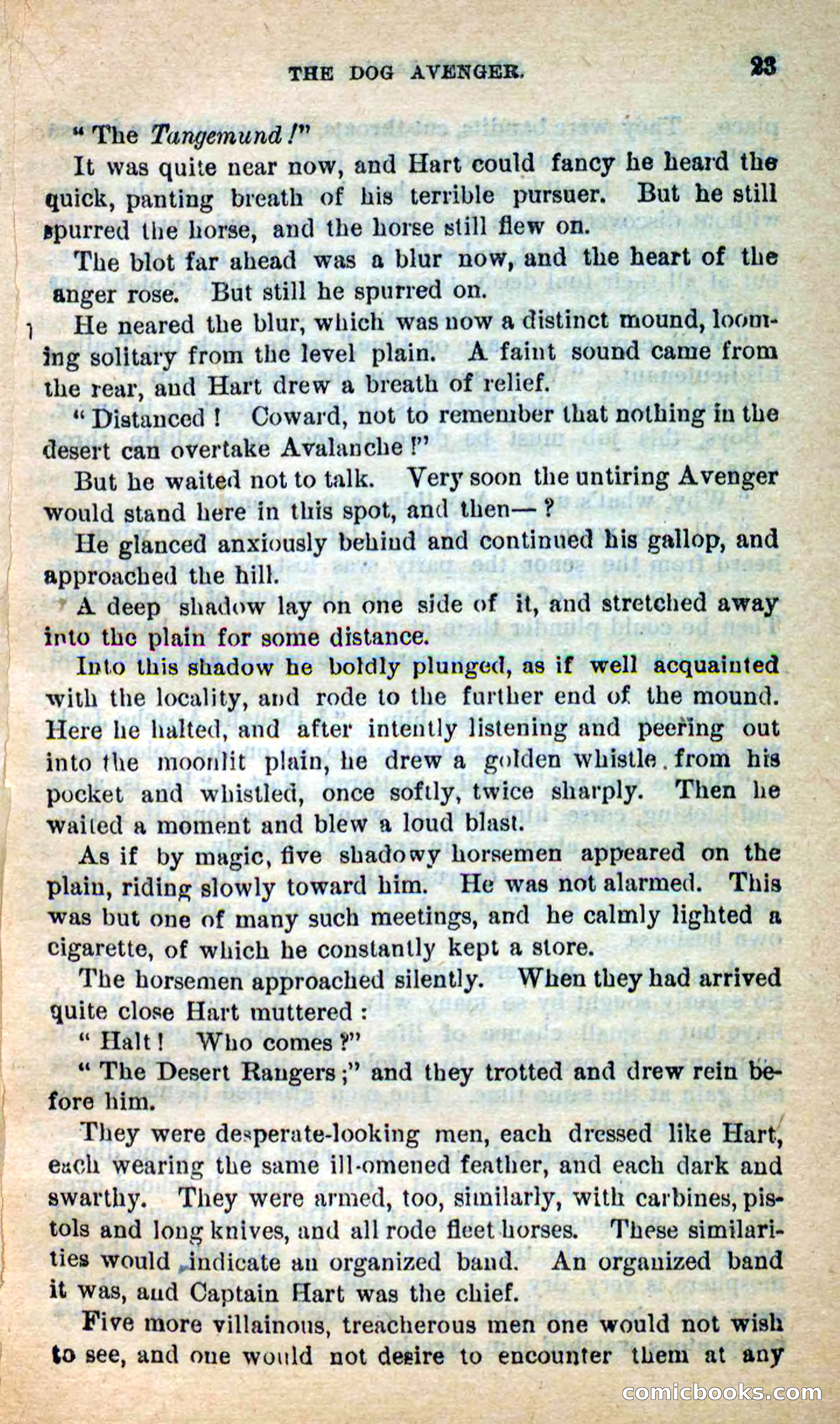 Beadle's New Dime Novels: The Dog Trailer — page 19 of 101