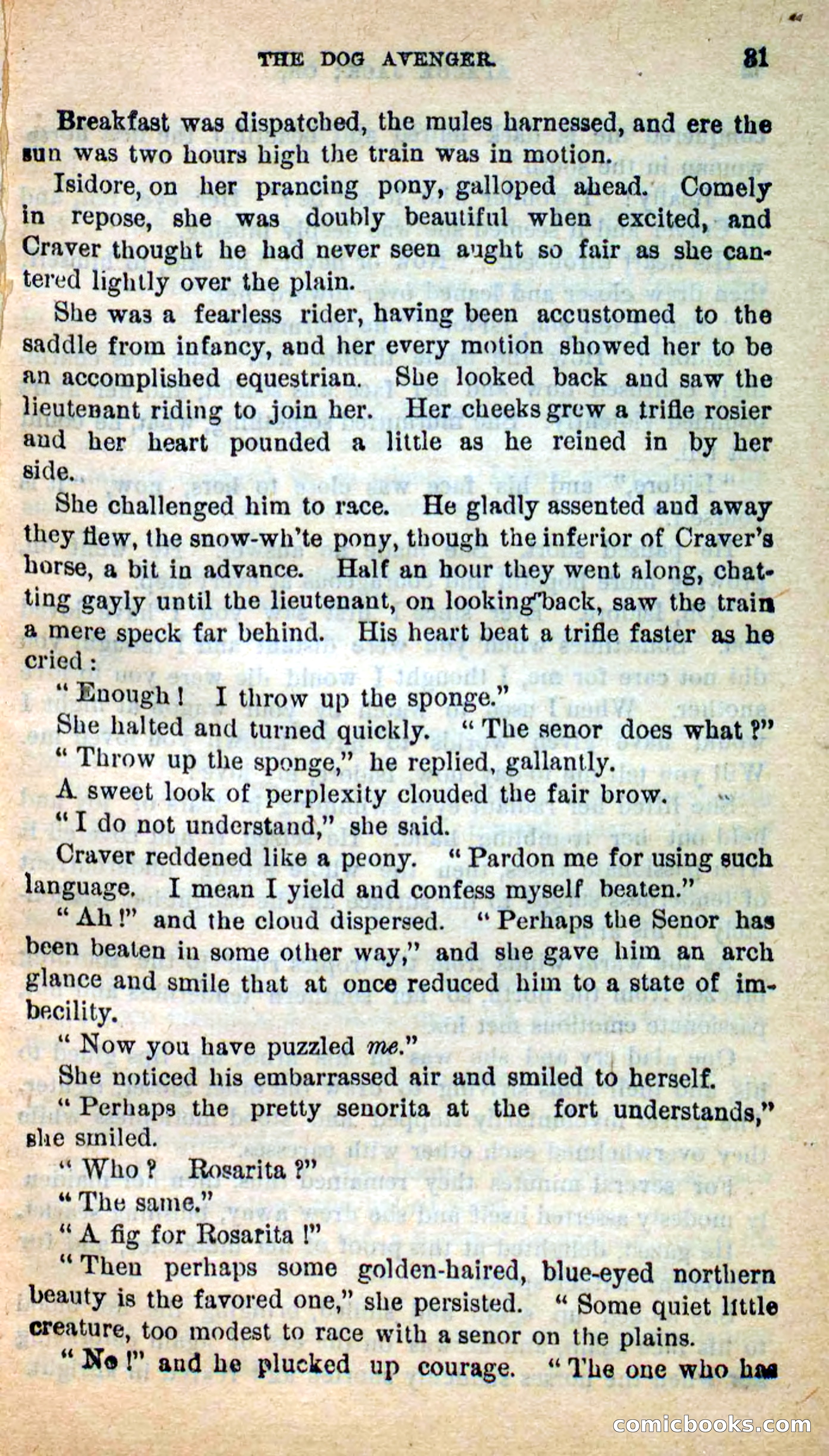 Beadle's New Dime Novels: The Dog Trailer — page 28 of 101