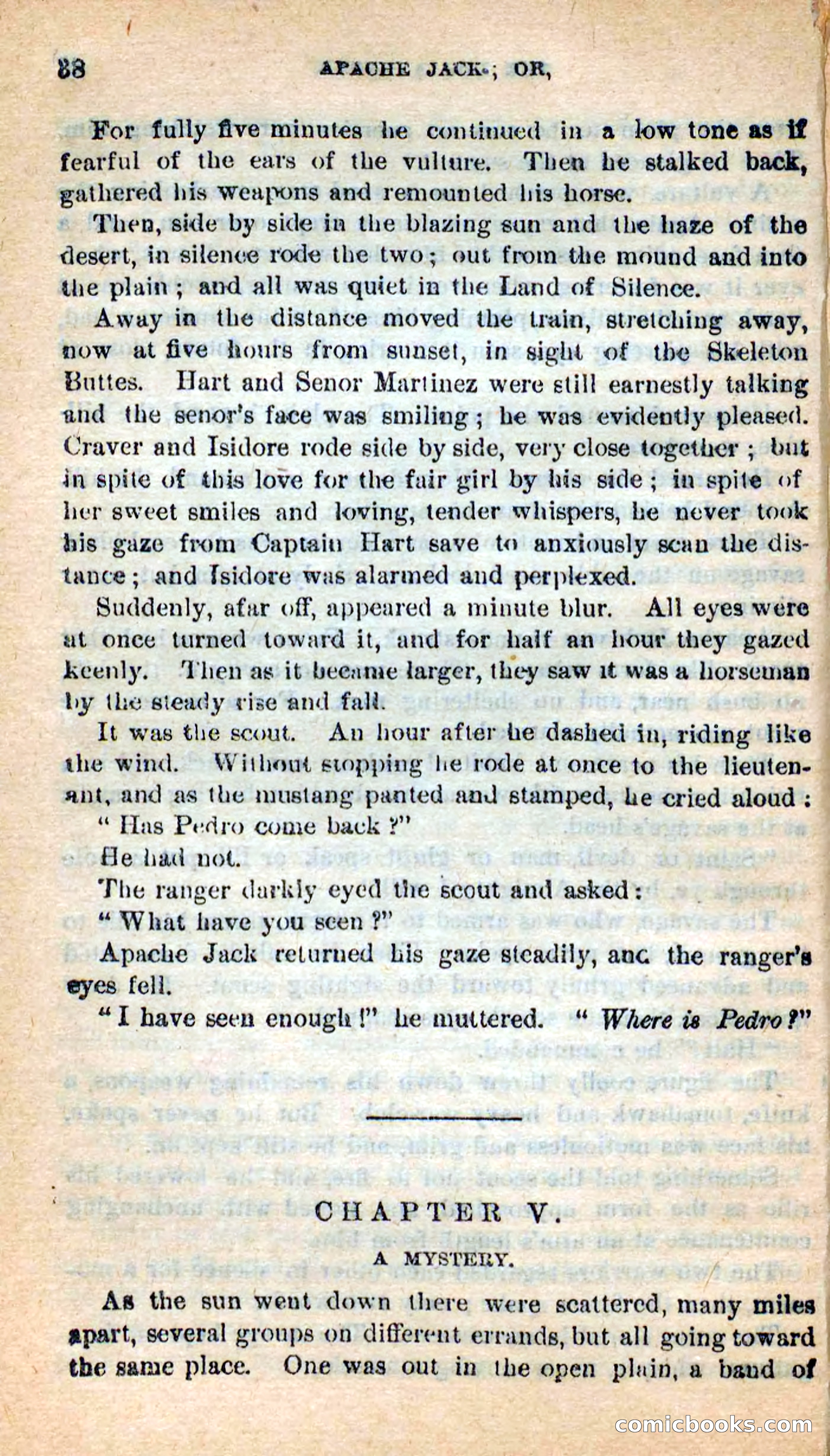 Beadle's New Dime Novels: The Dog Trailer — page 35 of 101