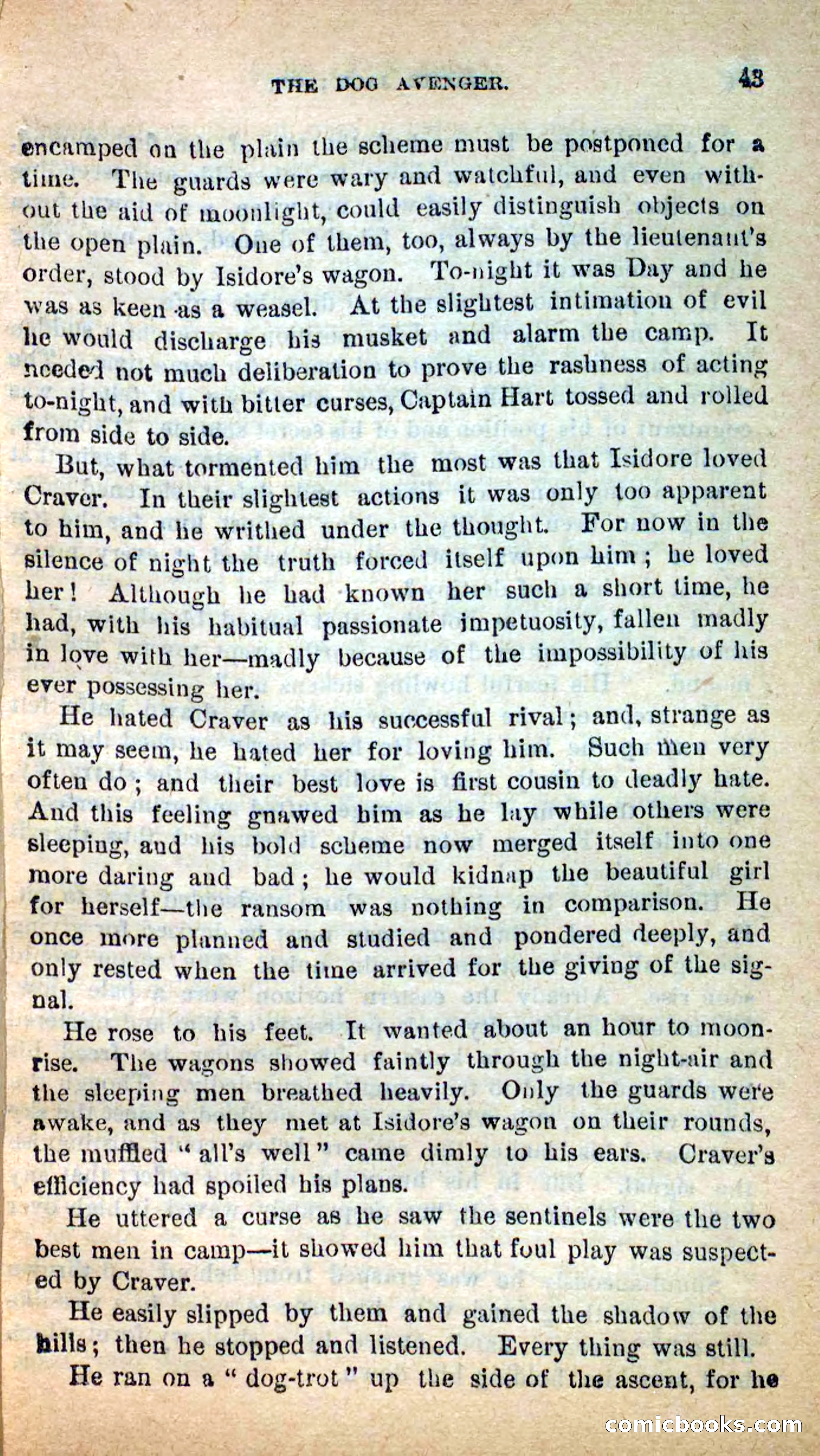 Beadle's New Dime Novels: The Dog Trailer — page 40 of 101