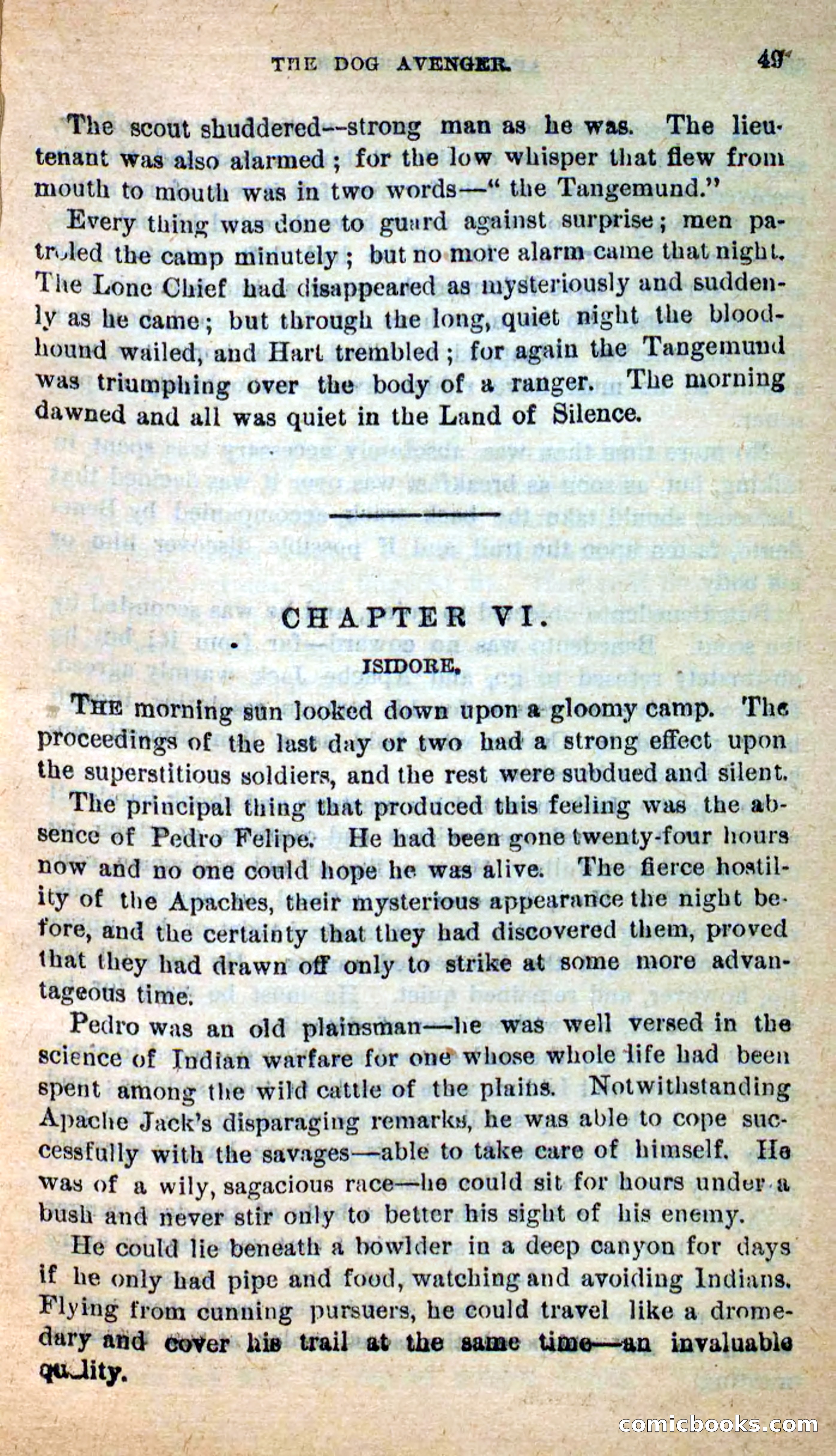 Beadle's New Dime Novels: The Dog Trailer — page 46 of 101