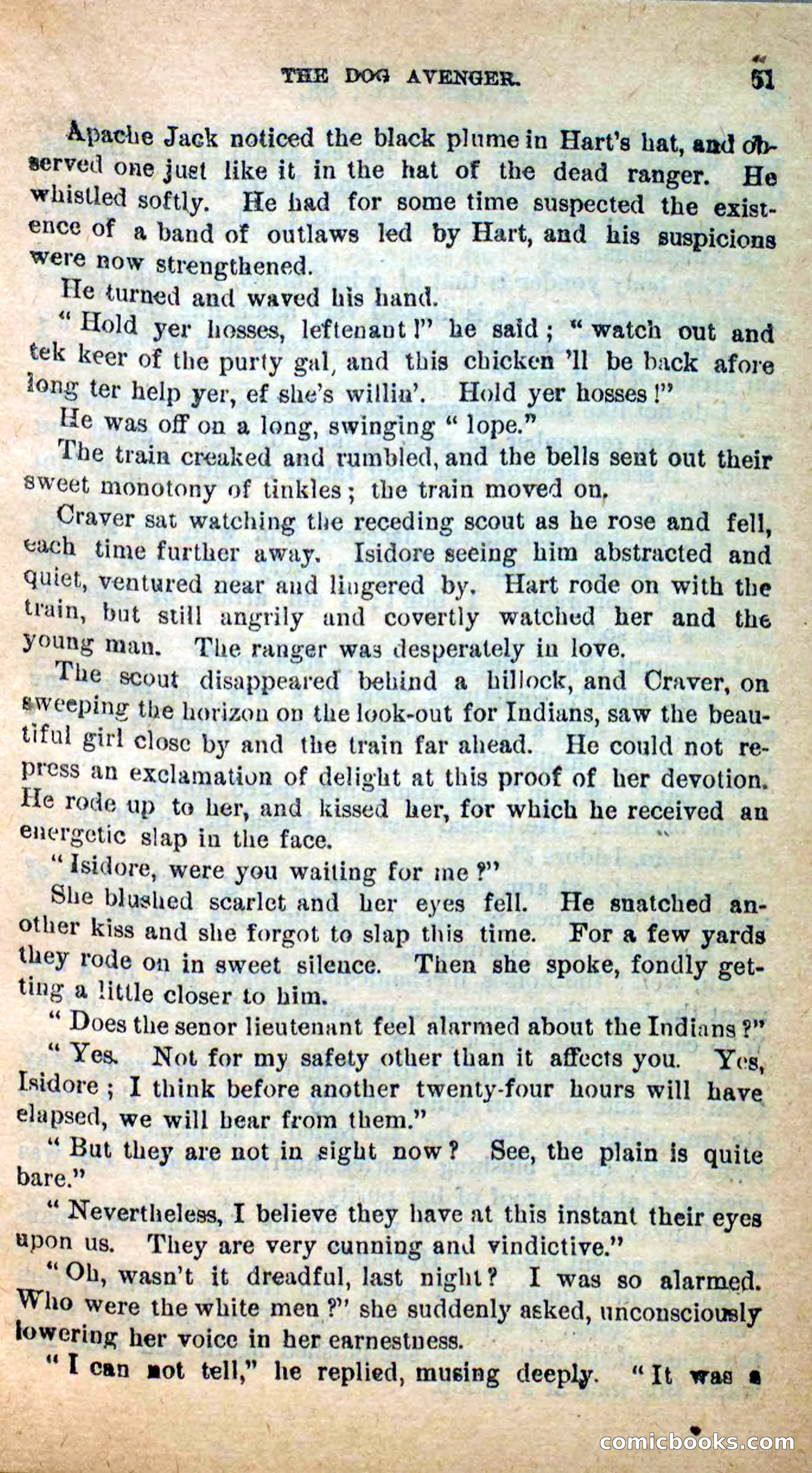 Beadle's New Dime Novels: The Dog Trailer — page 48 of 101