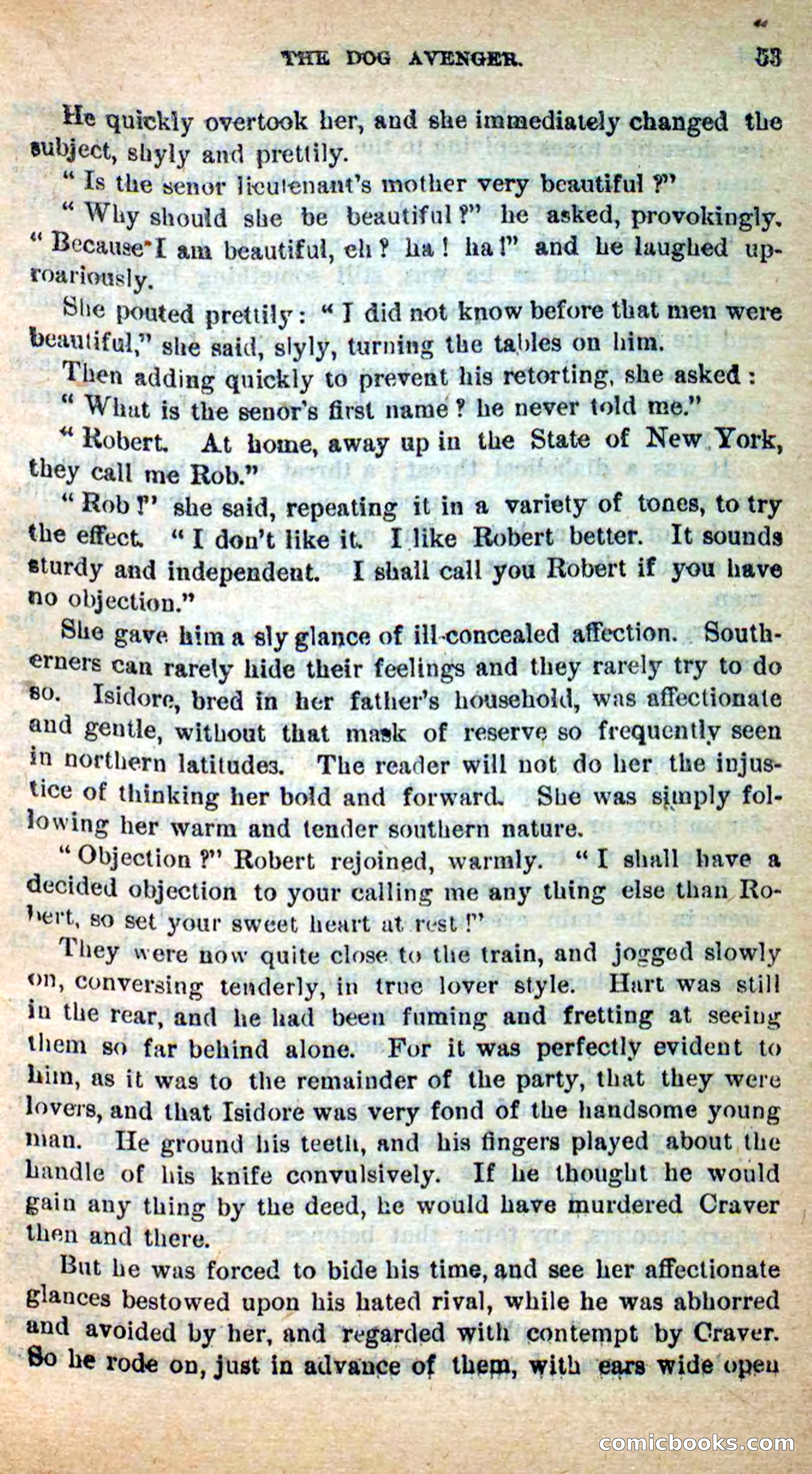 Beadle's New Dime Novels: The Dog Trailer — page 50 of 101