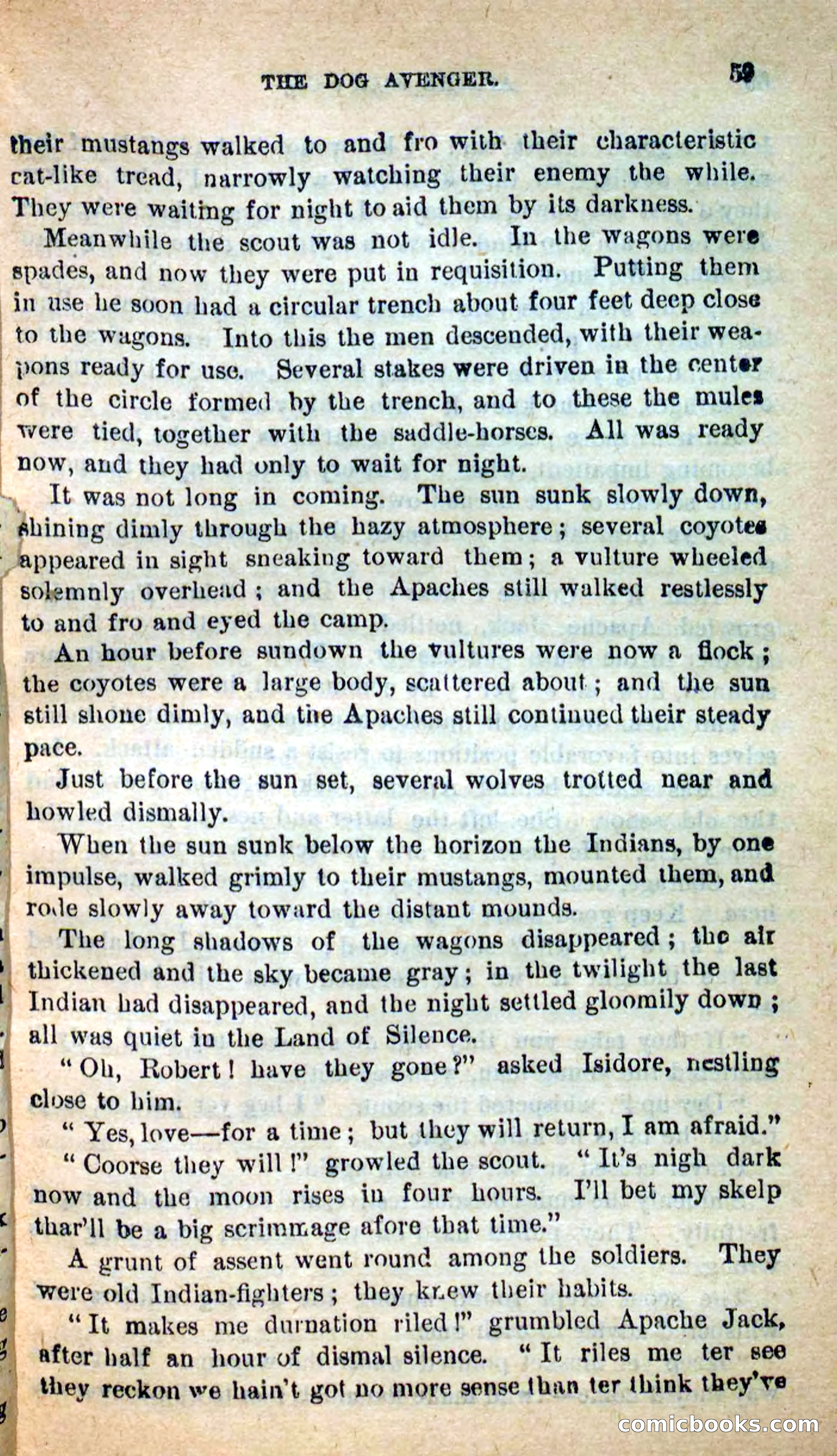 Beadle's New Dime Novels: The Dog Trailer — page 56 of 101
