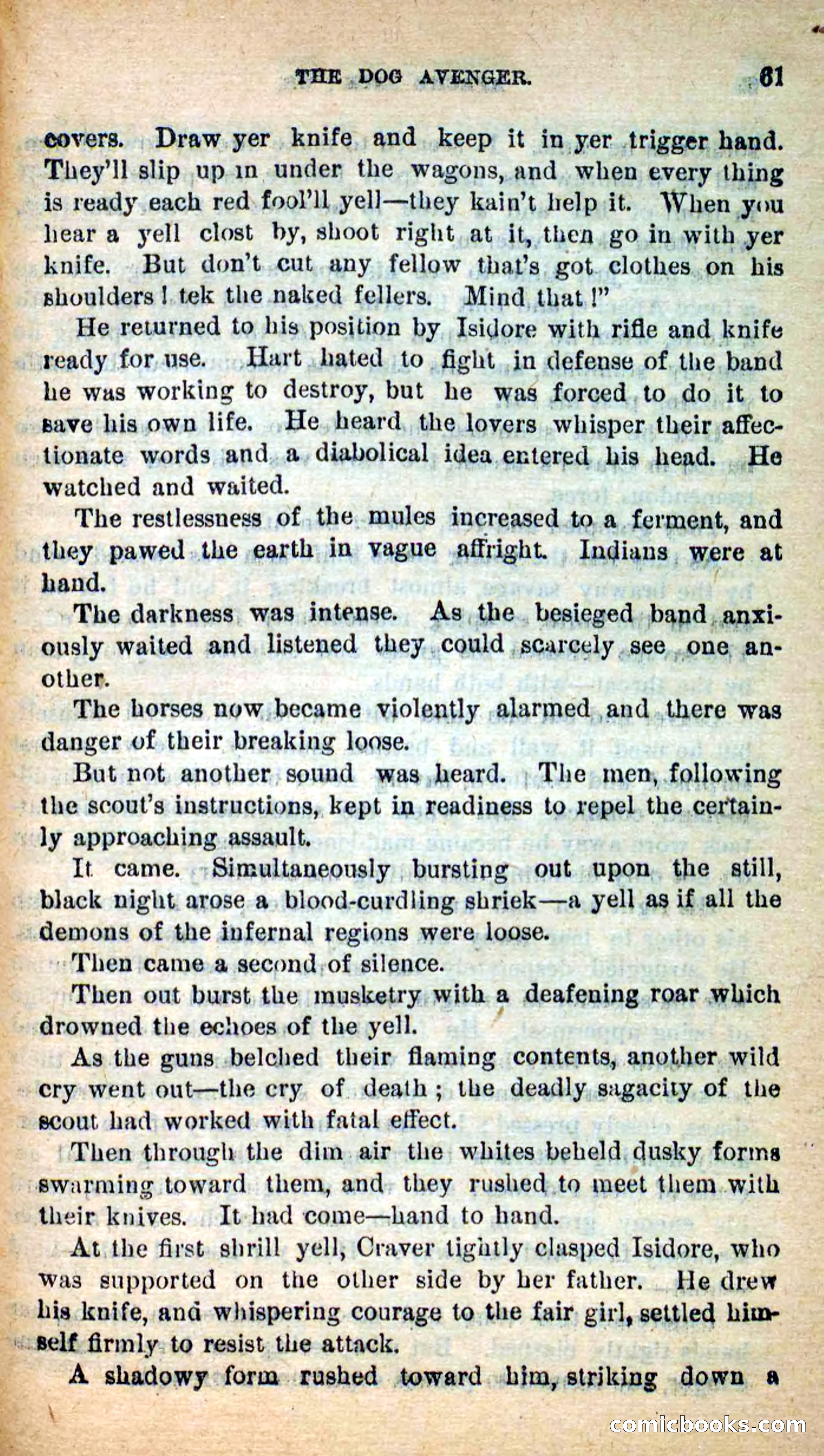 Beadle's New Dime Novels: The Dog Trailer — page 58 of 101