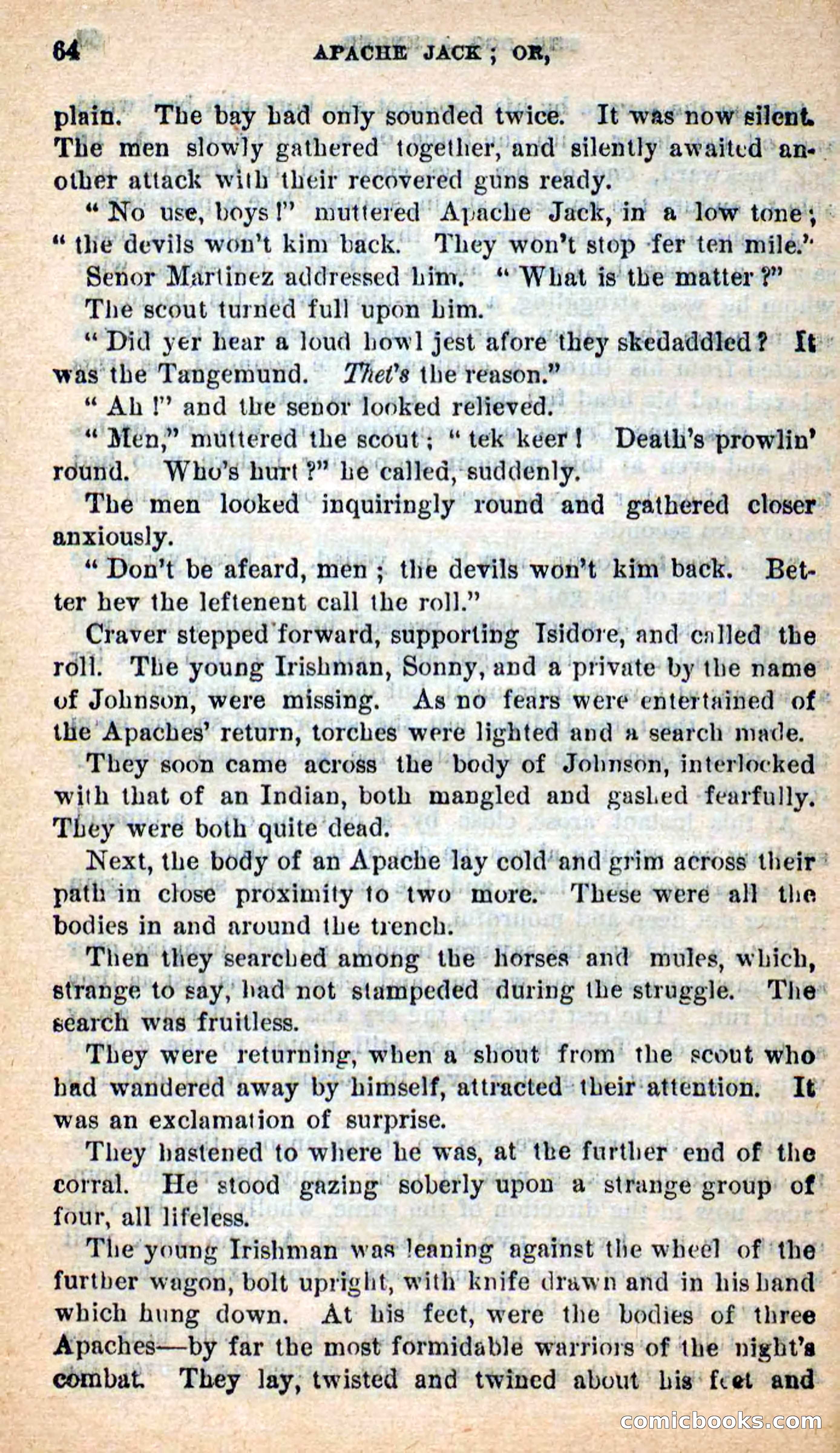 Beadle's New Dime Novels: The Dog Trailer — page 61 of 101