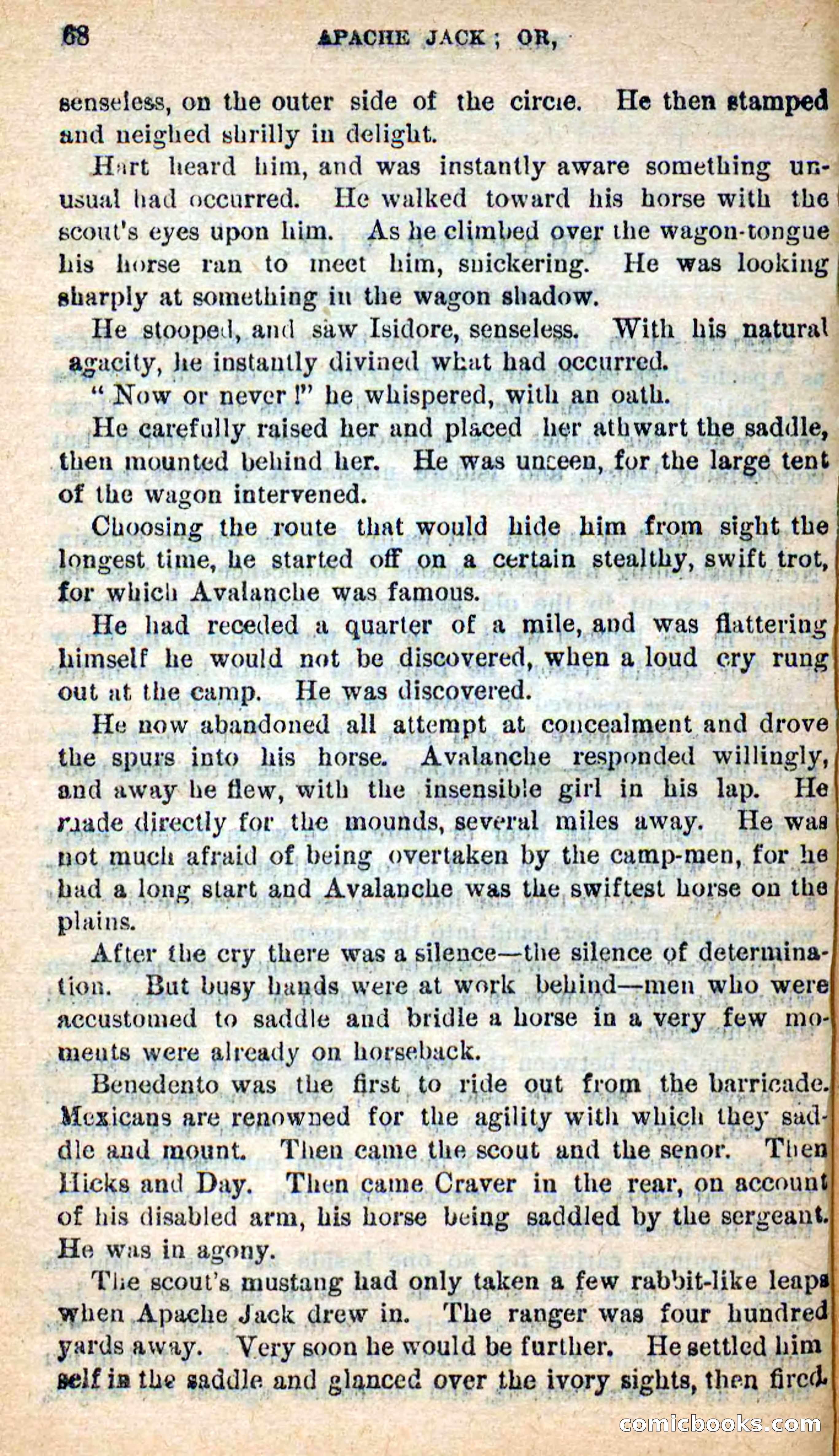 Beadle's New Dime Novels: The Dog Trailer — page 65 of 101