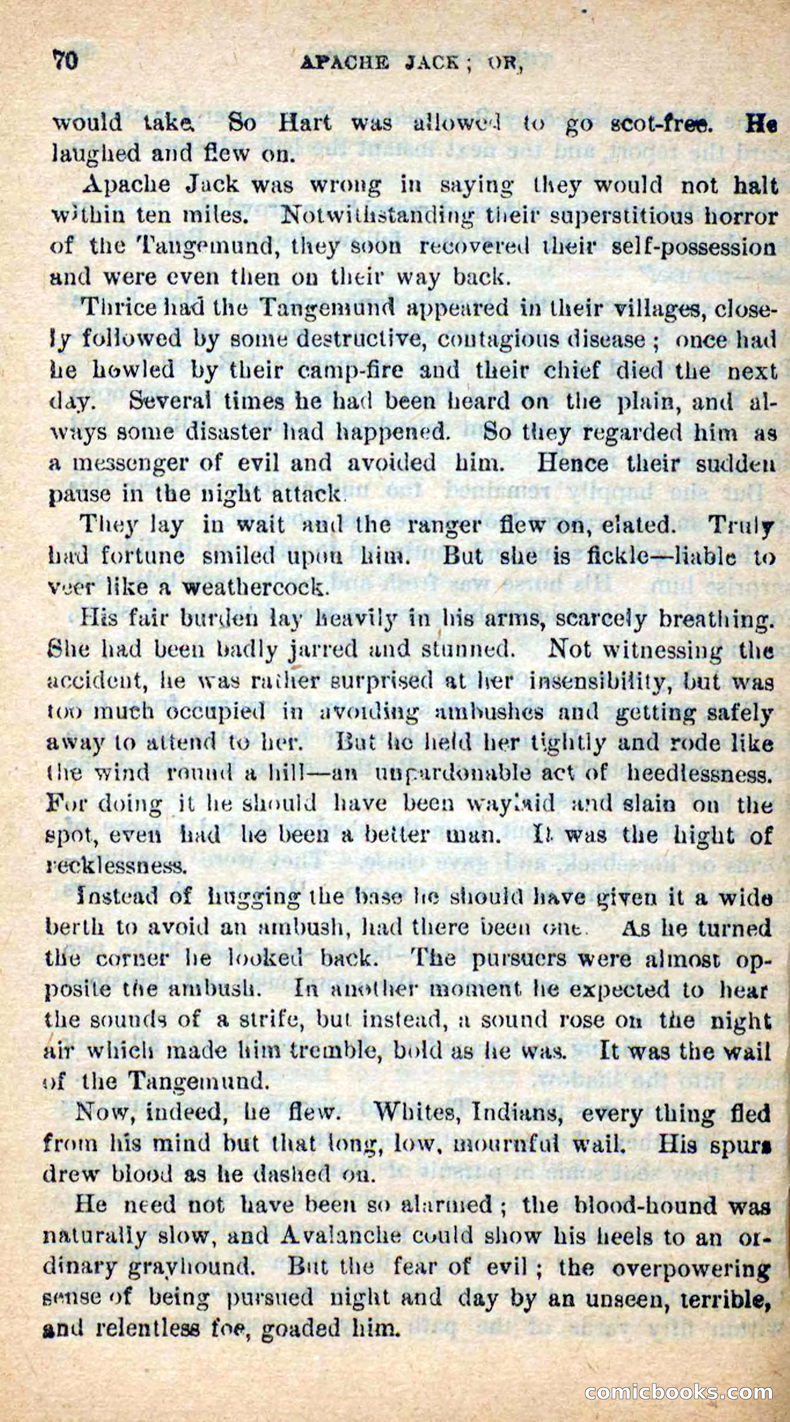 Beadle's New Dime Novels: The Dog Trailer — page 67 of 101
