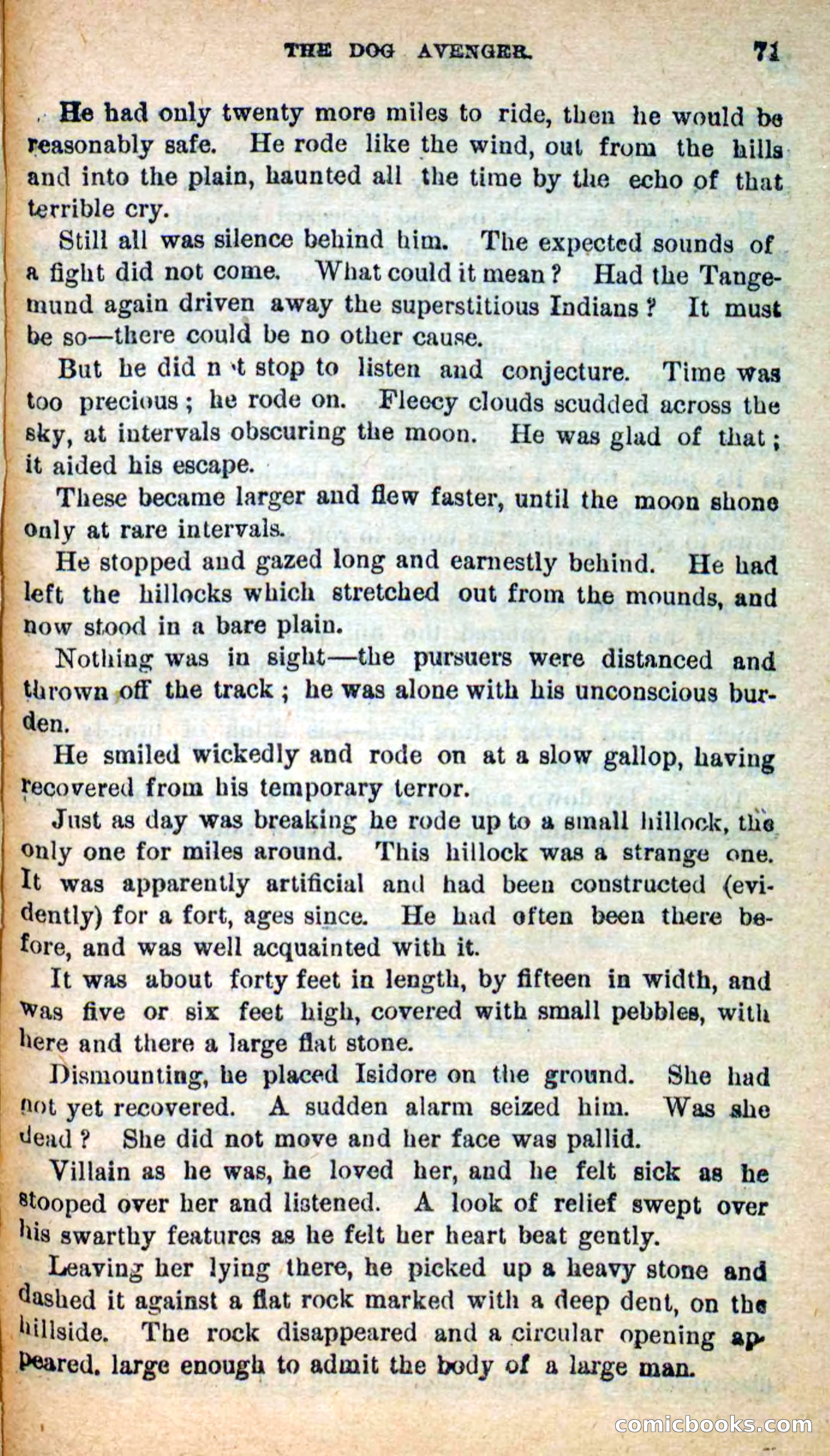 Beadle's New Dime Novels: The Dog Trailer — page 68 of 101