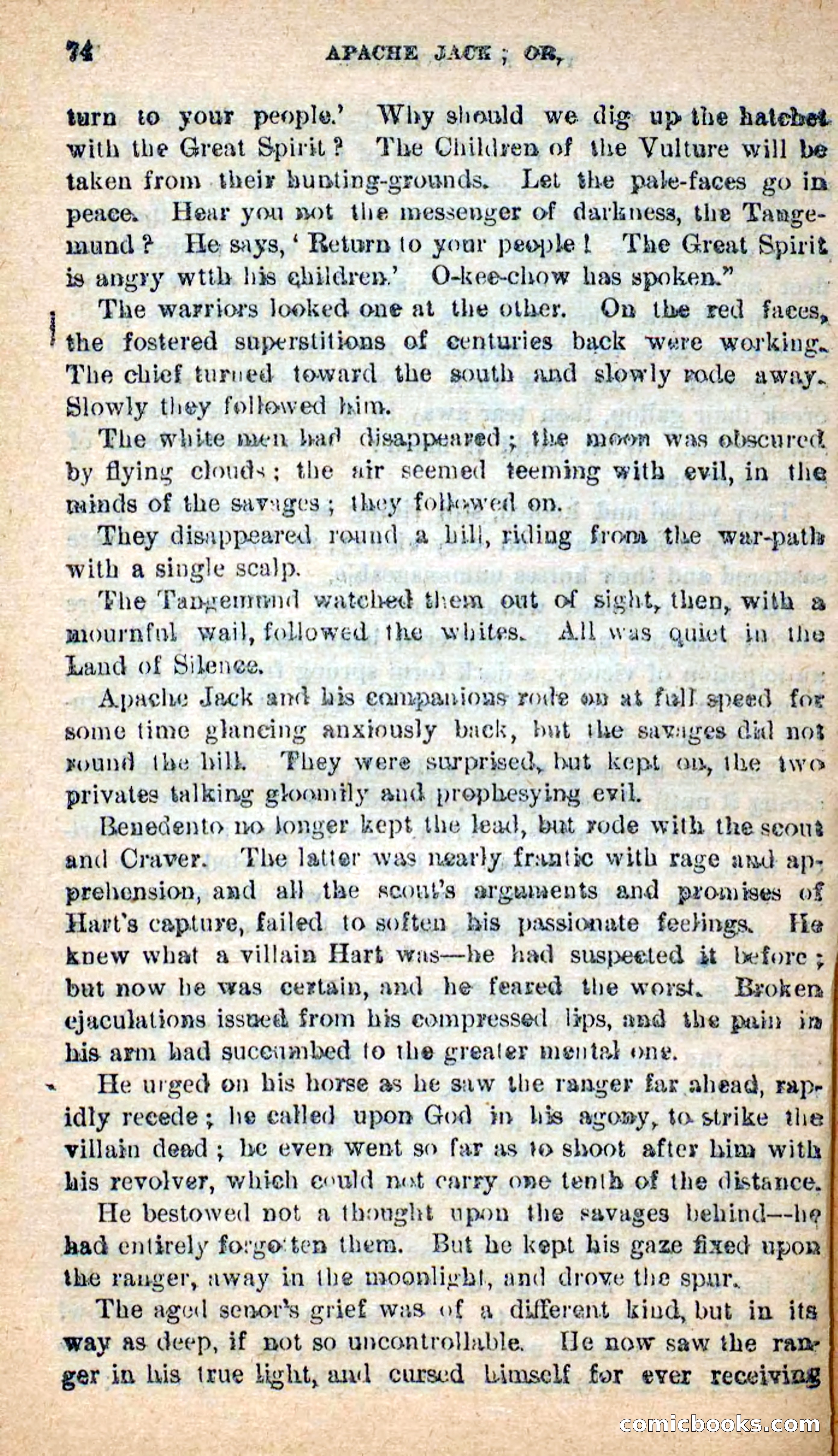 Beadle's New Dime Novels: The Dog Trailer — page 71 of 101