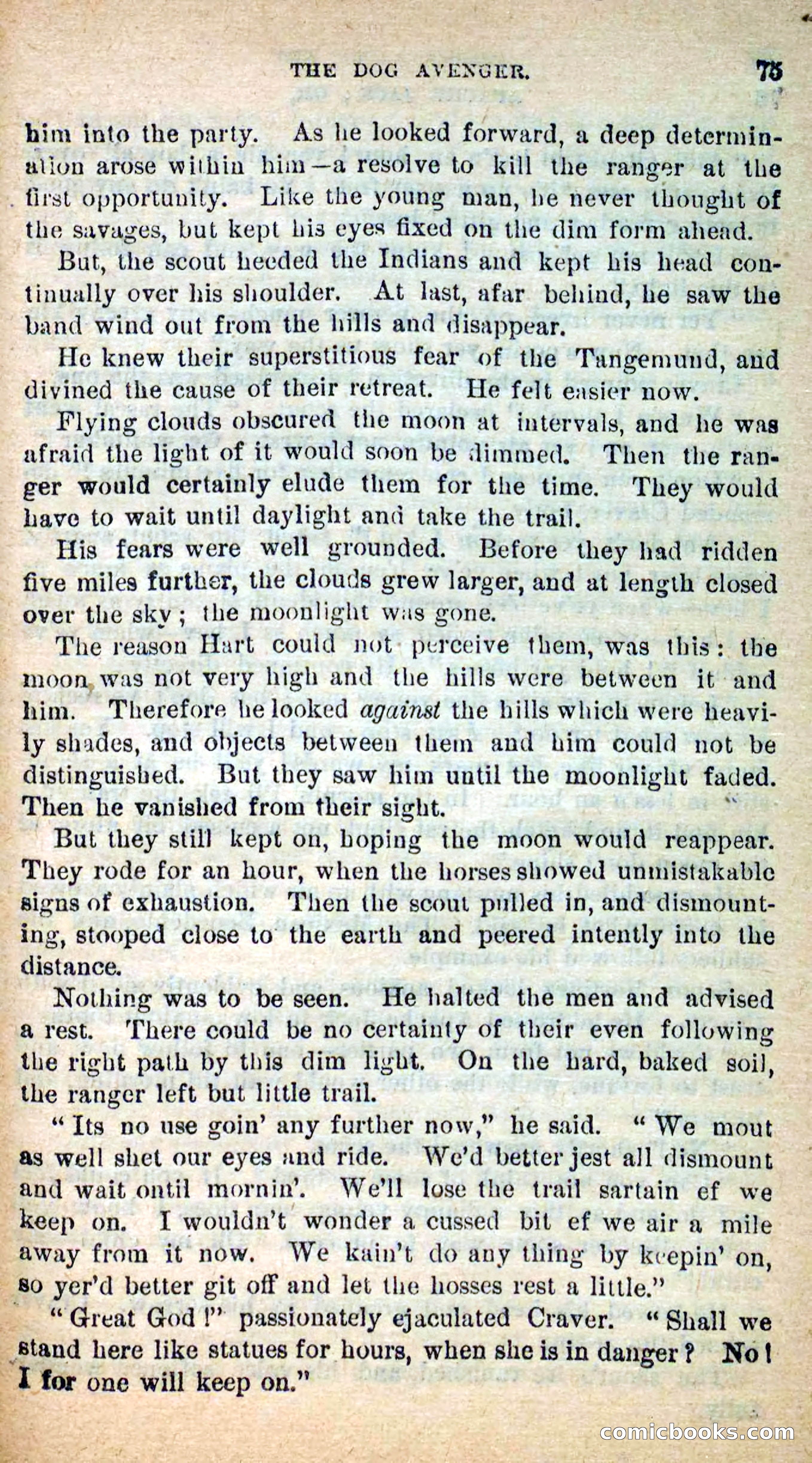 Beadle's New Dime Novels: The Dog Trailer — page 72 of 101