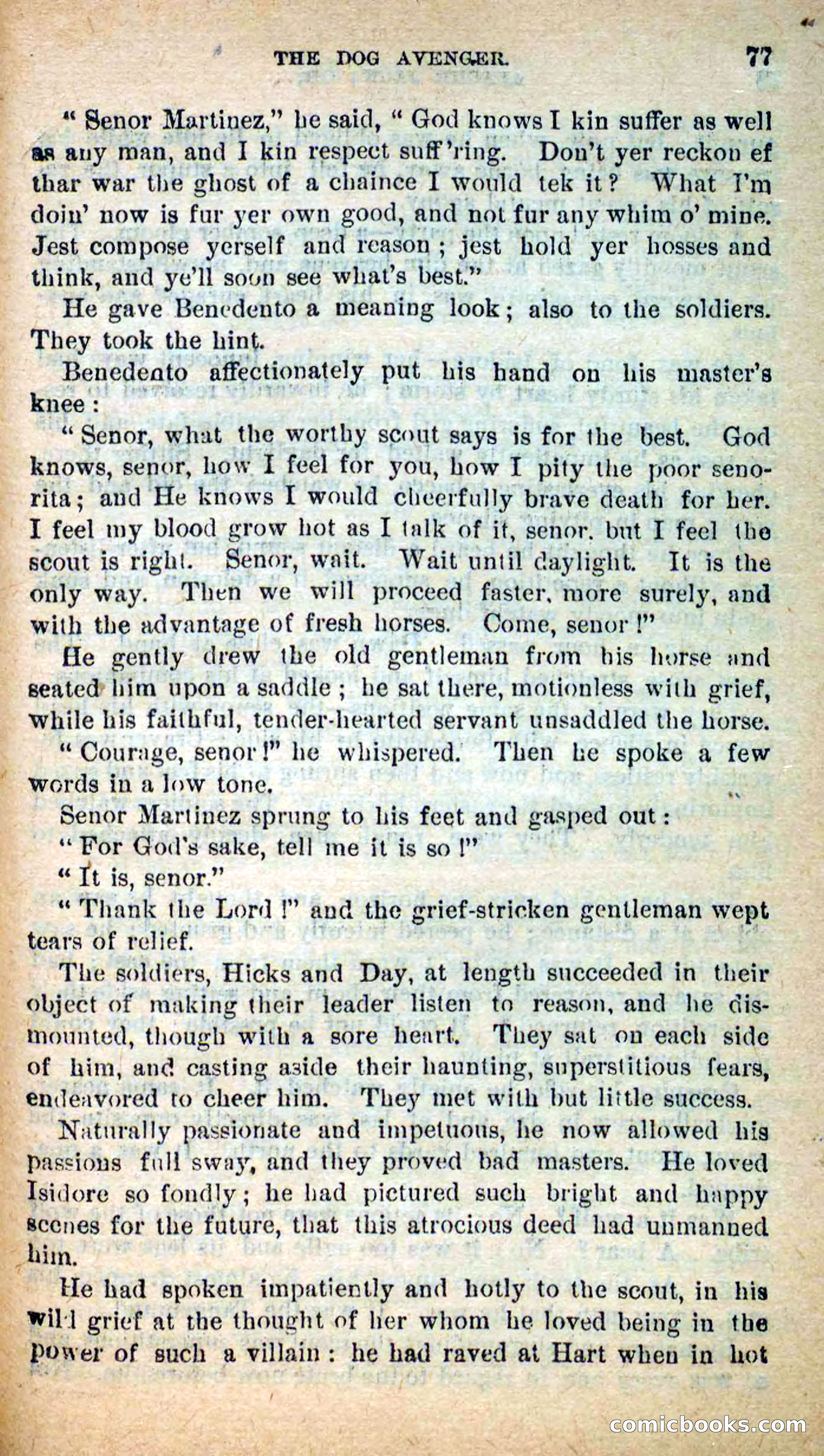 Beadle's New Dime Novels: The Dog Trailer — page 74 of 101