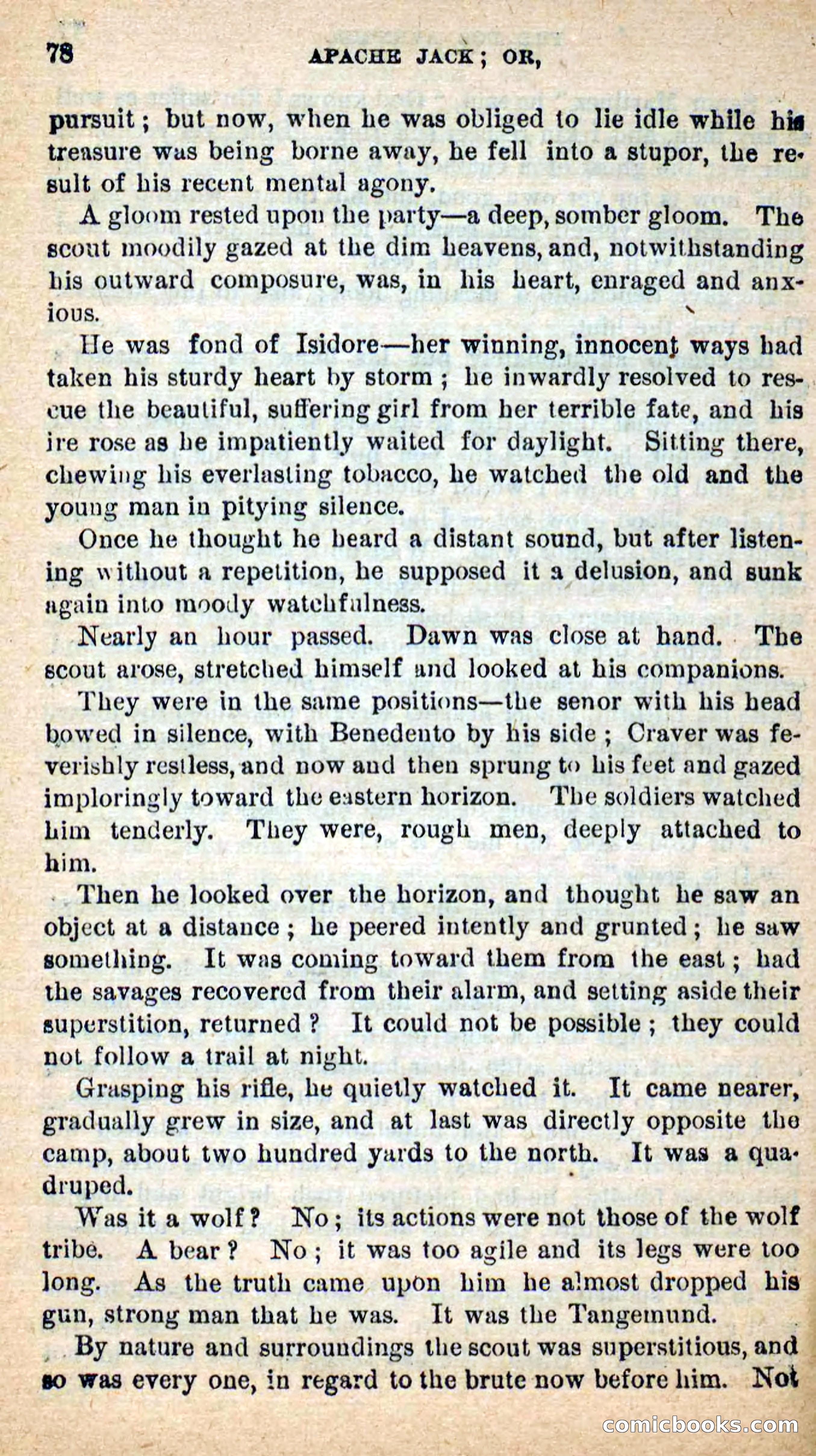 Beadle's New Dime Novels: The Dog Trailer — page 75 of 101