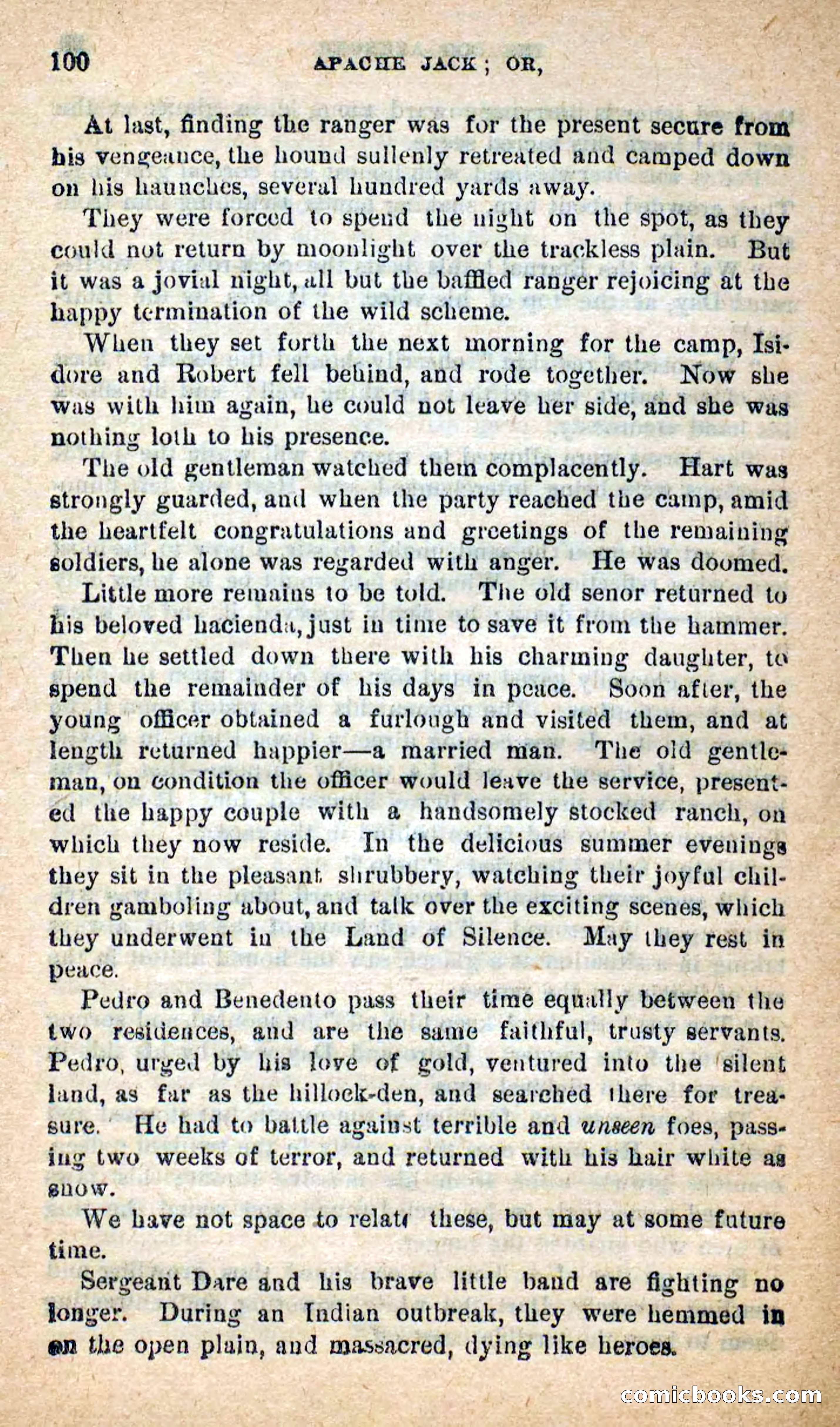 Beadle's New Dime Novels: The Dog Trailer — page 97 of 101