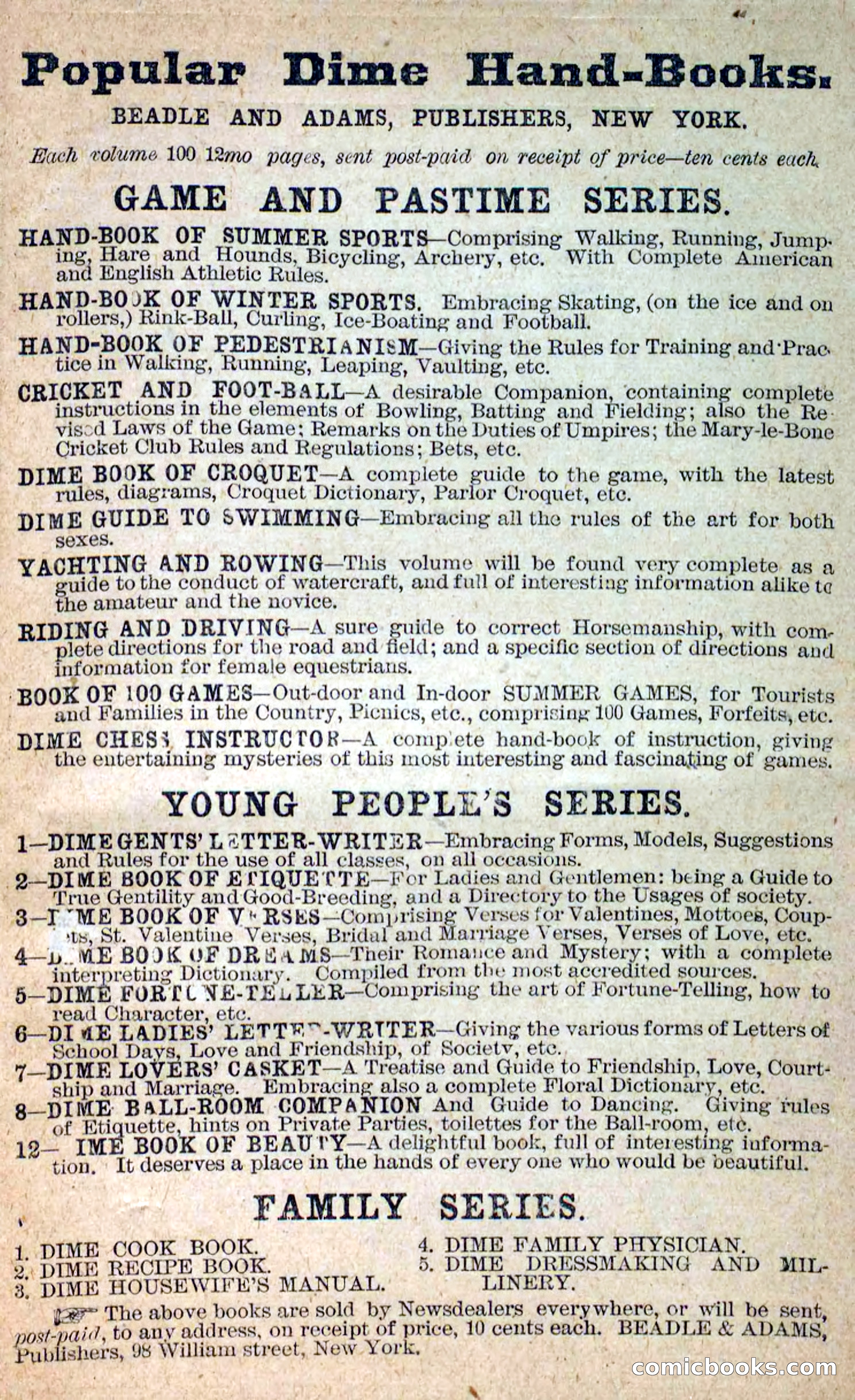 Beadle's New Dime Novels: The Dog Trailer — page 100 of 101