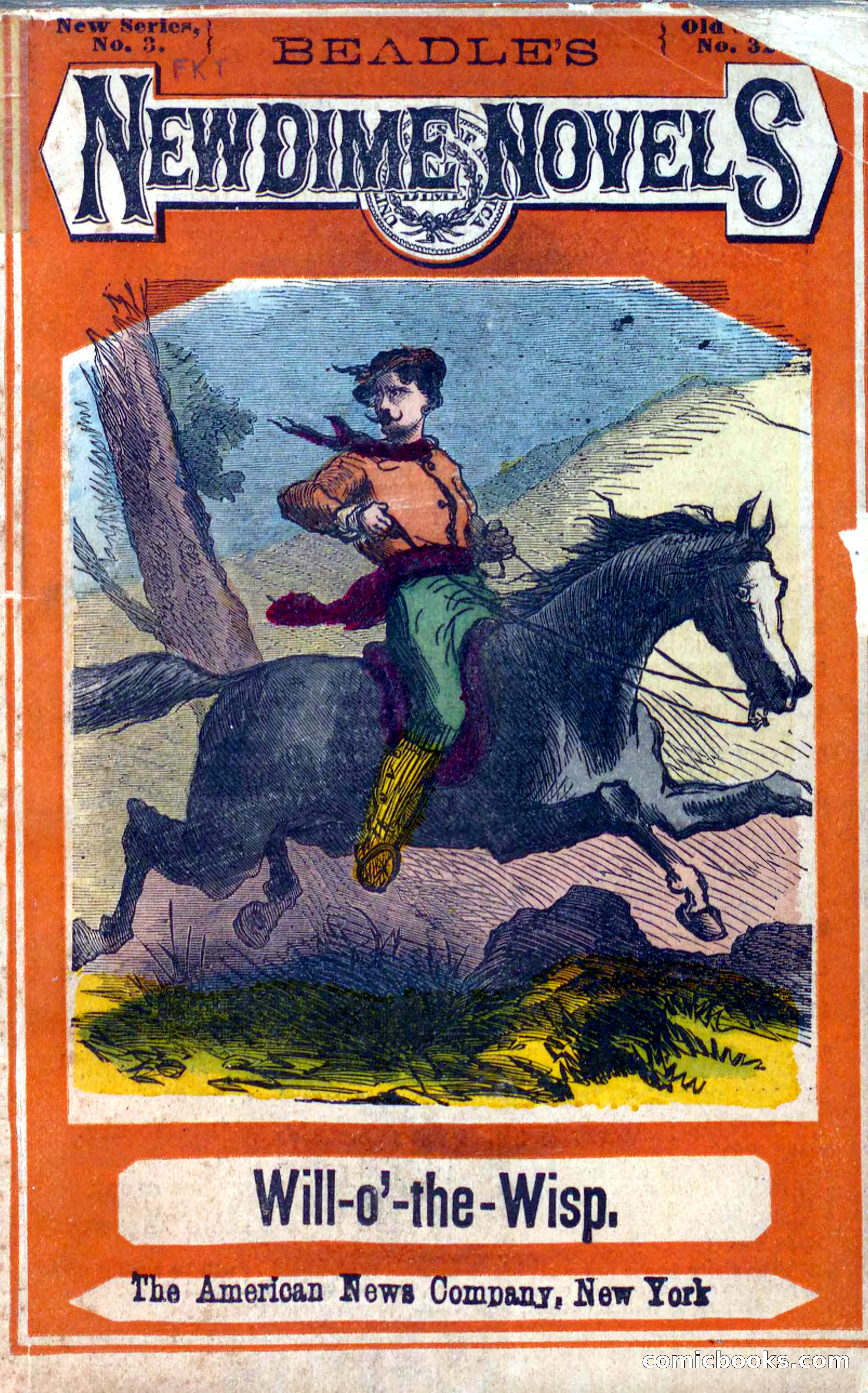 Will-o'-the-Wisp, Beadle's New Dime Novels