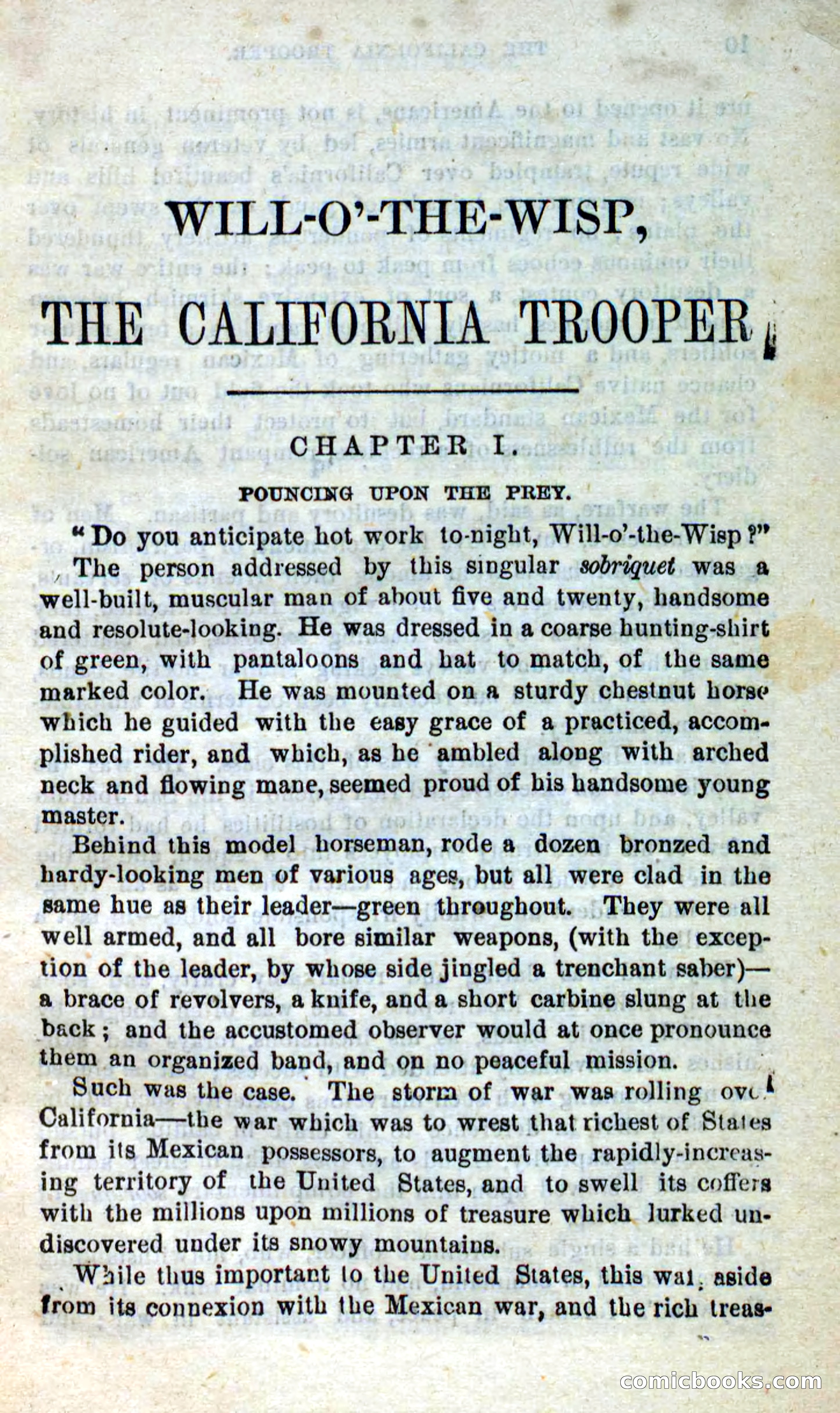 Will-o'-the-Wisp, Beadle's New Dime Novels — page 5 of 98