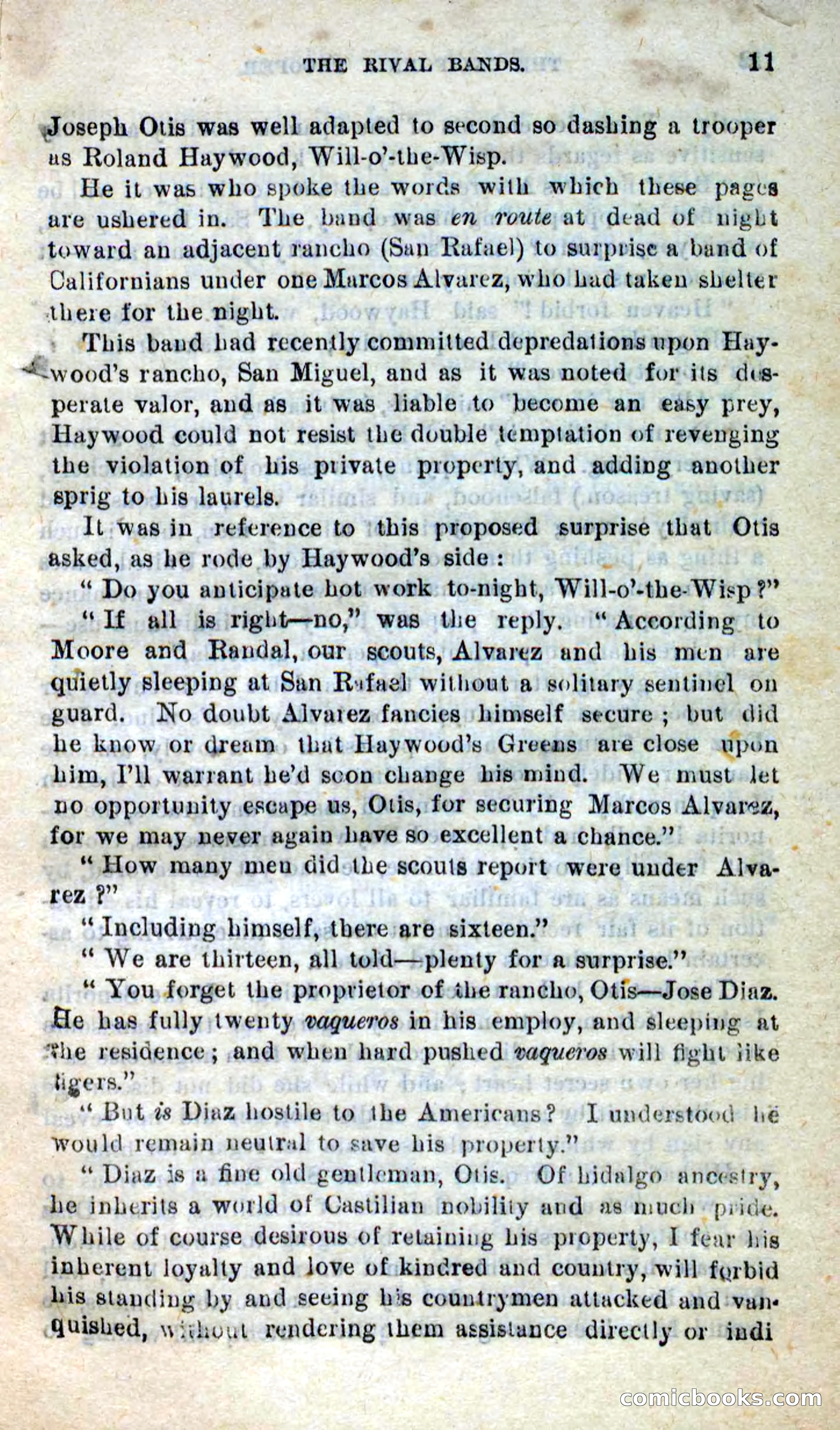 Will-o'-the-Wisp, Beadle's New Dime Novels — page 7 of 98