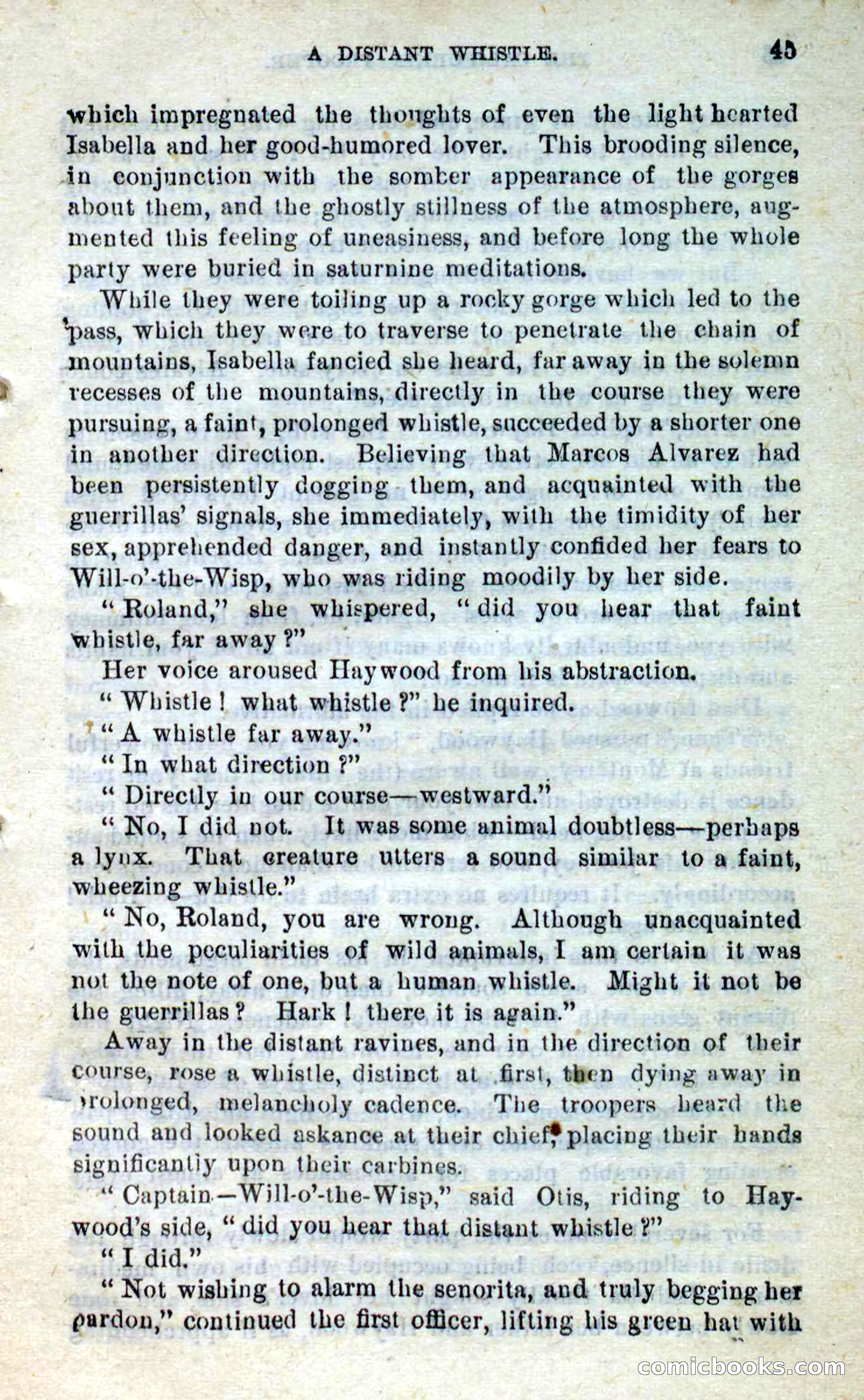 Will-o'-the-Wisp, Beadle's New Dime Novels — page 41 of 98