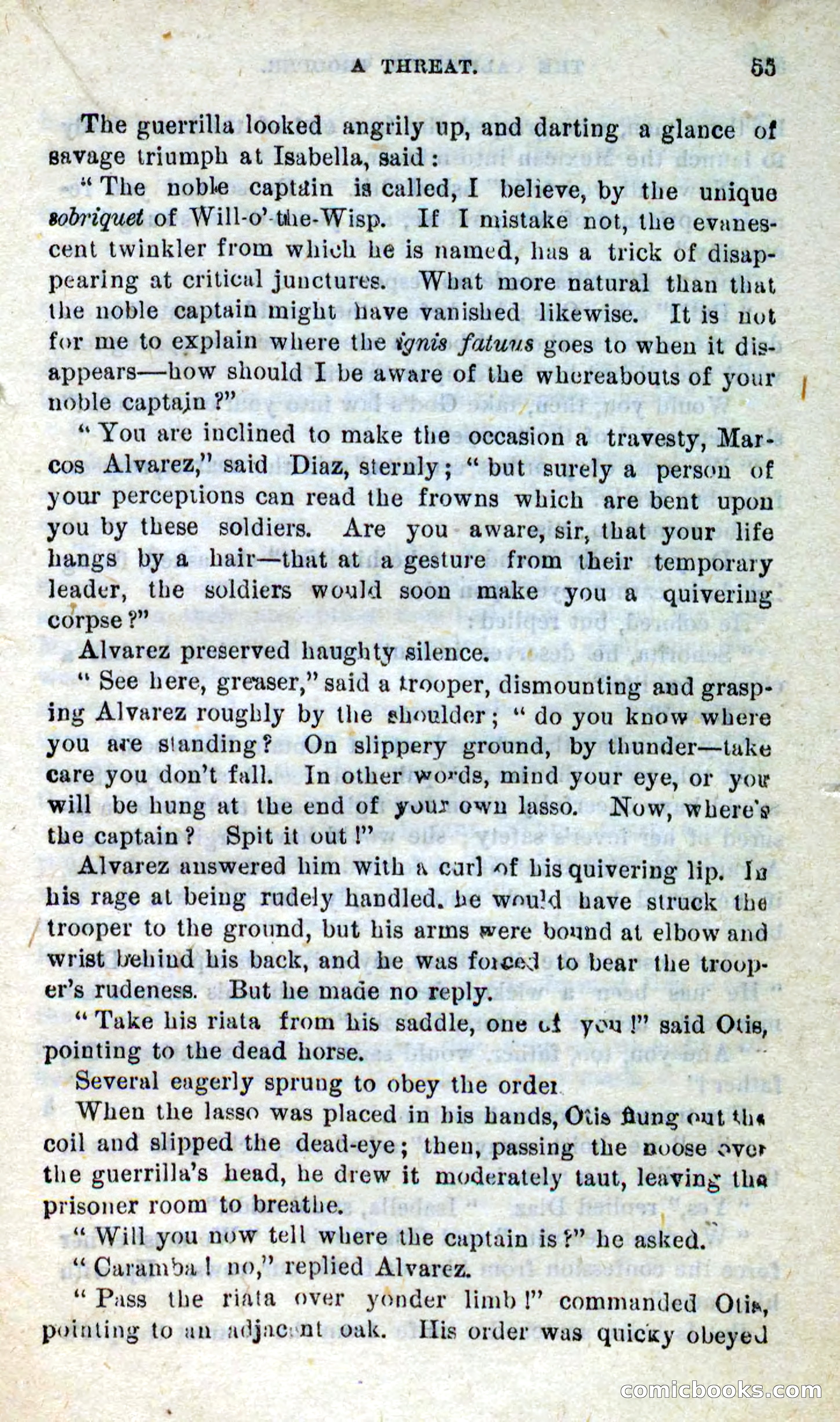 Will-o'-the-Wisp, Beadle's New Dime Novels — page 51 of 98