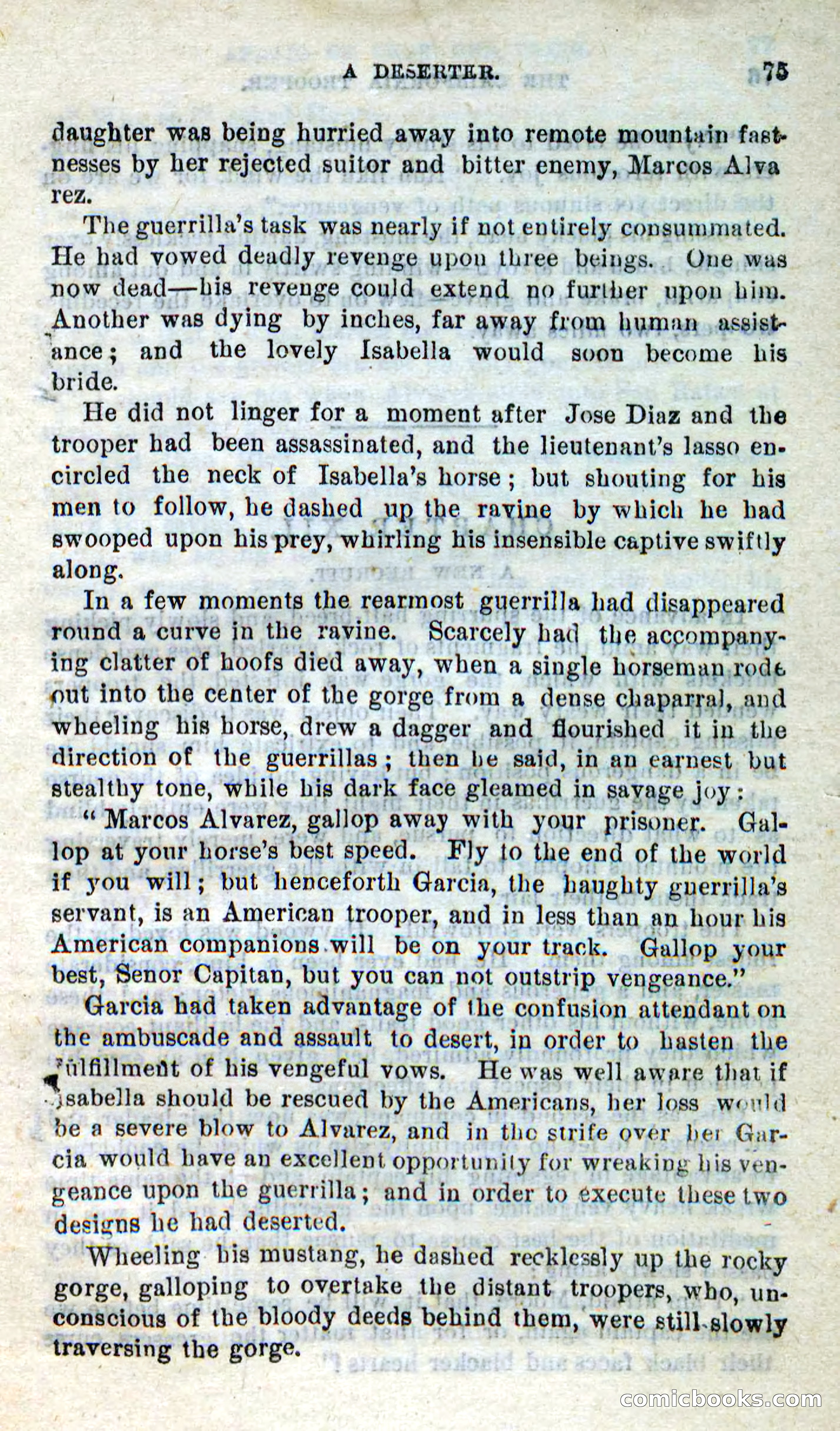 Will-o'-the-Wisp, Beadle's New Dime Novels — page 71 of 98