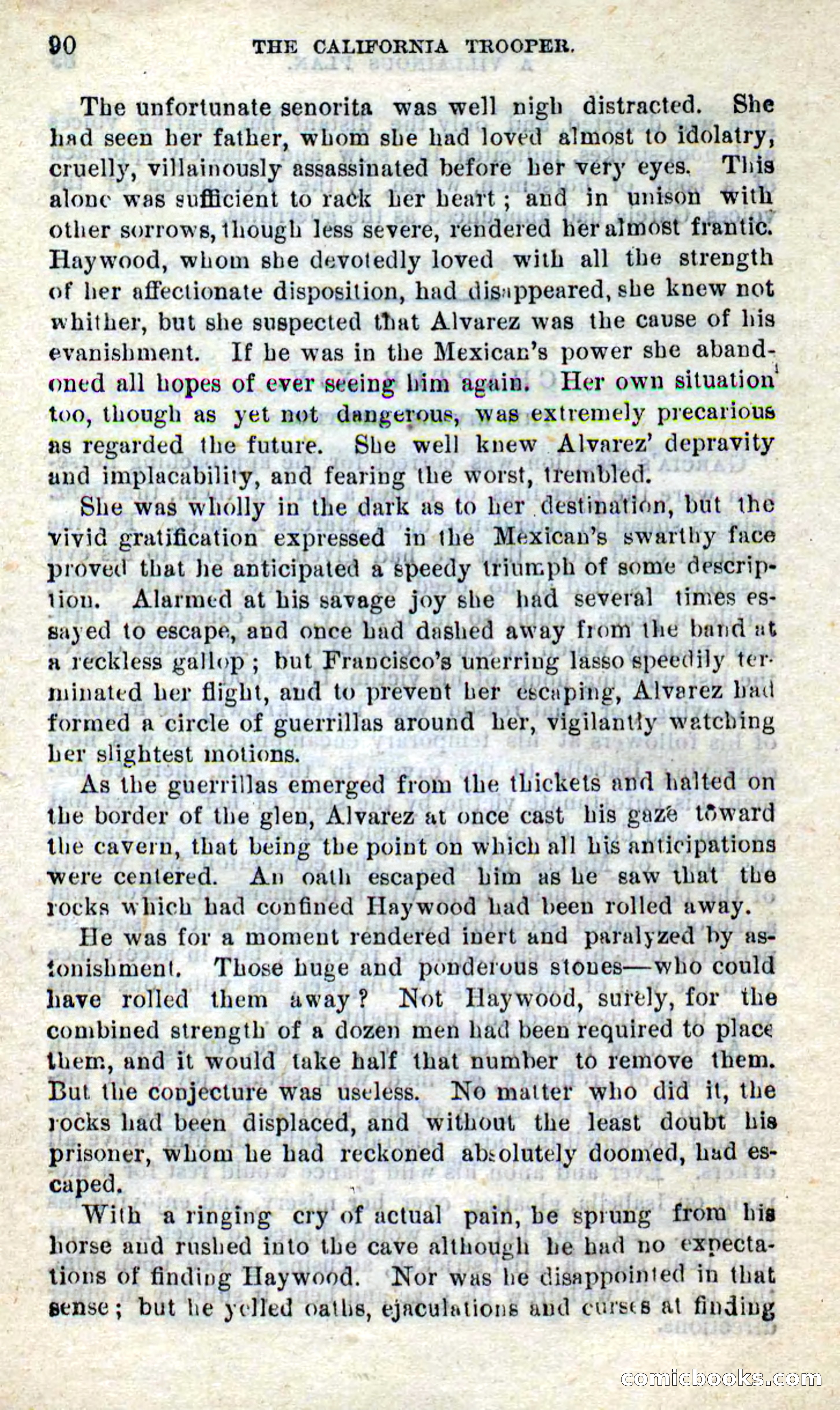 Will-o'-the-Wisp, Beadle's New Dime Novels — page 86 of 98