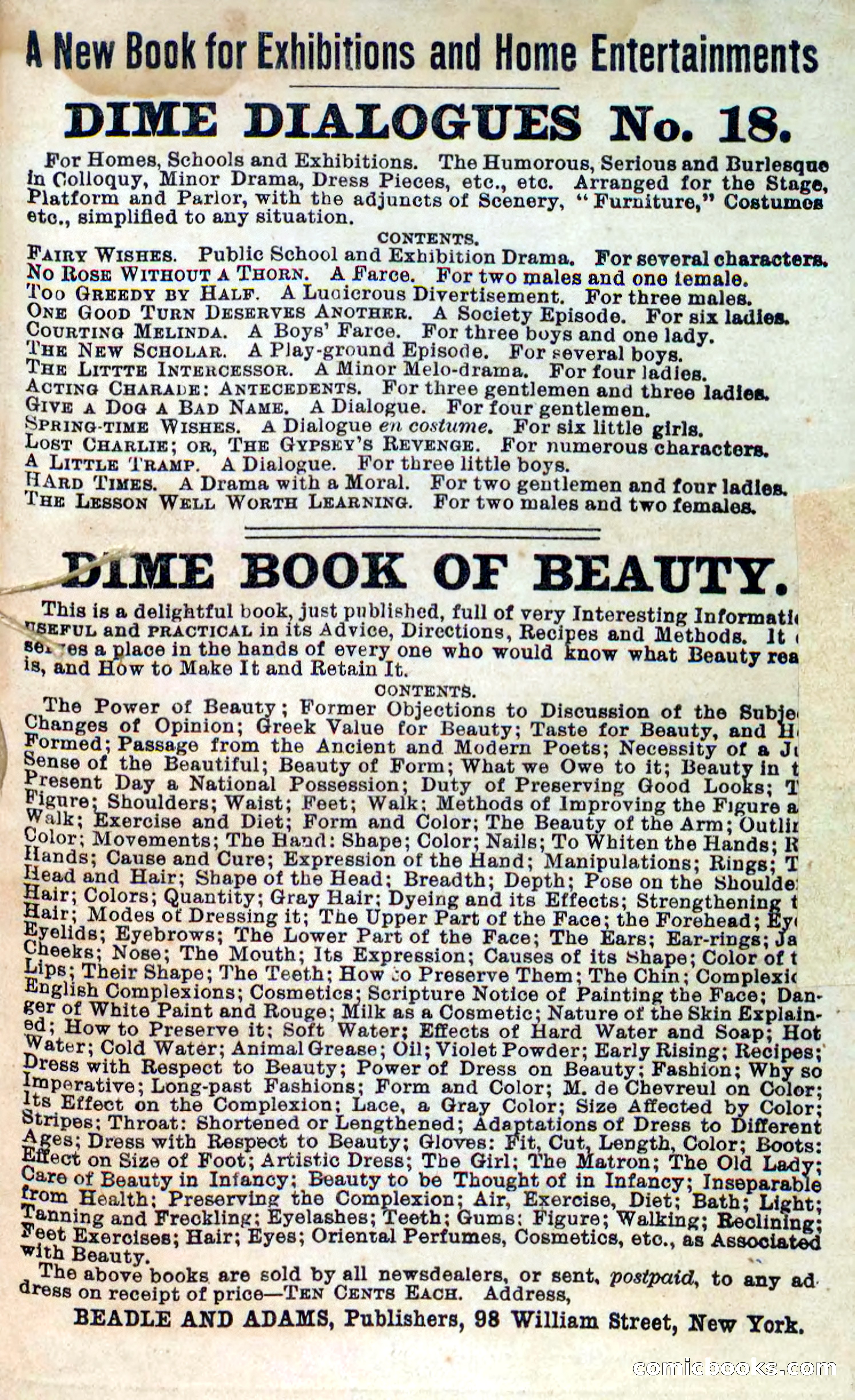 Will-o'-the-Wisp, Beadle's New Dime Novels — page 97 of 98