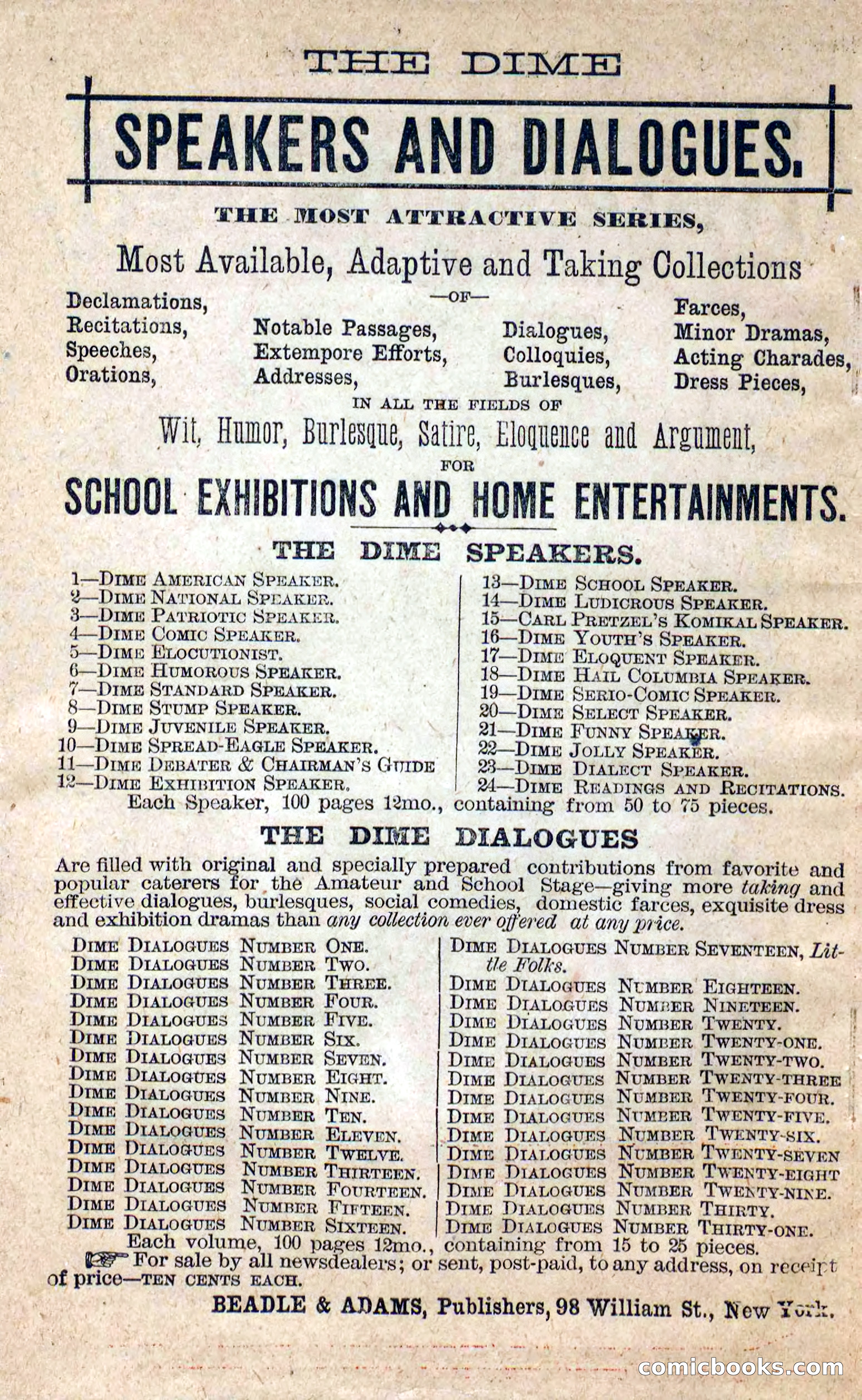 Beadle's New Dime Novels: Hunter Ham — page 2 of 101