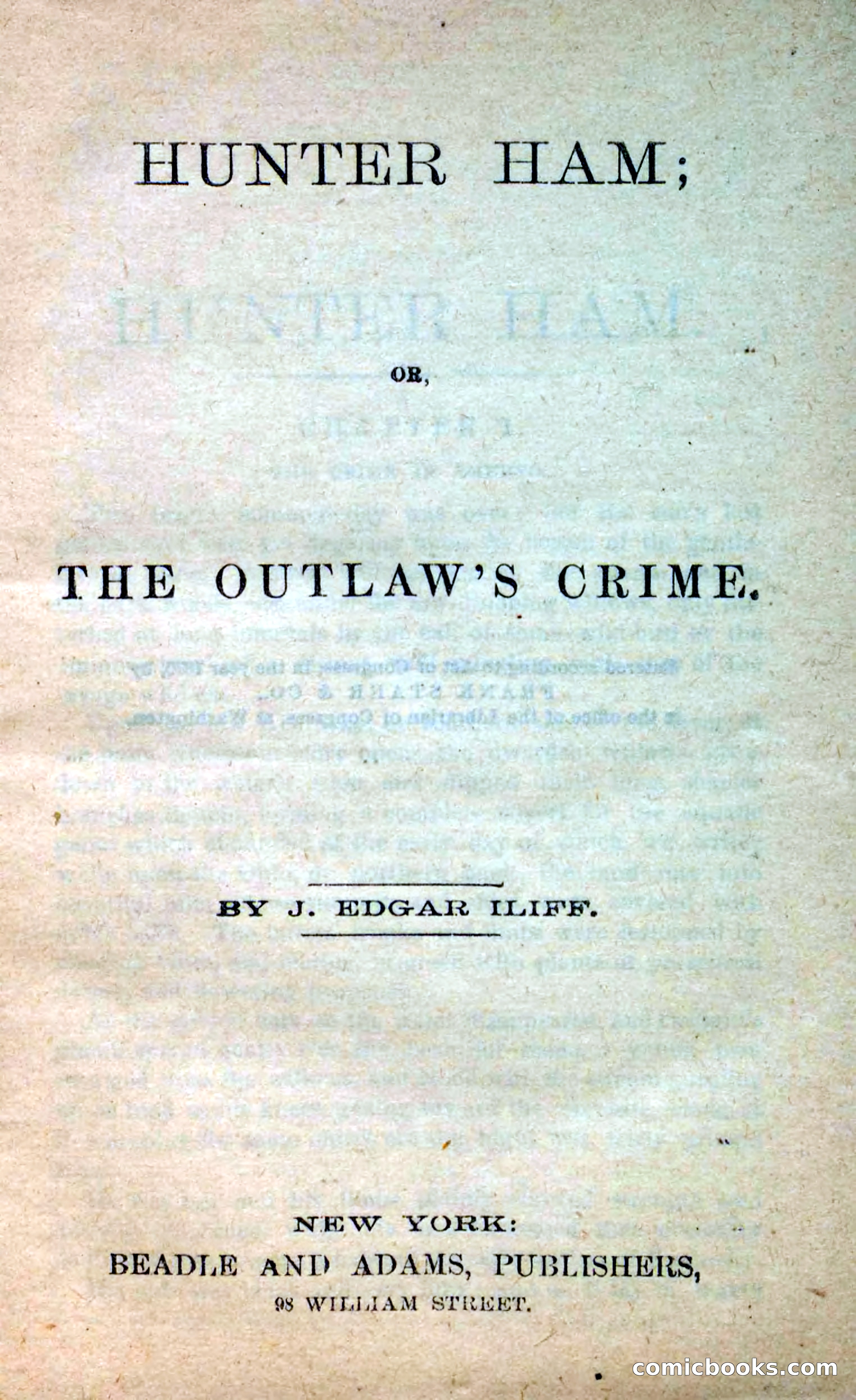 Beadle's New Dime Novels: Hunter Ham — page 3 of 101