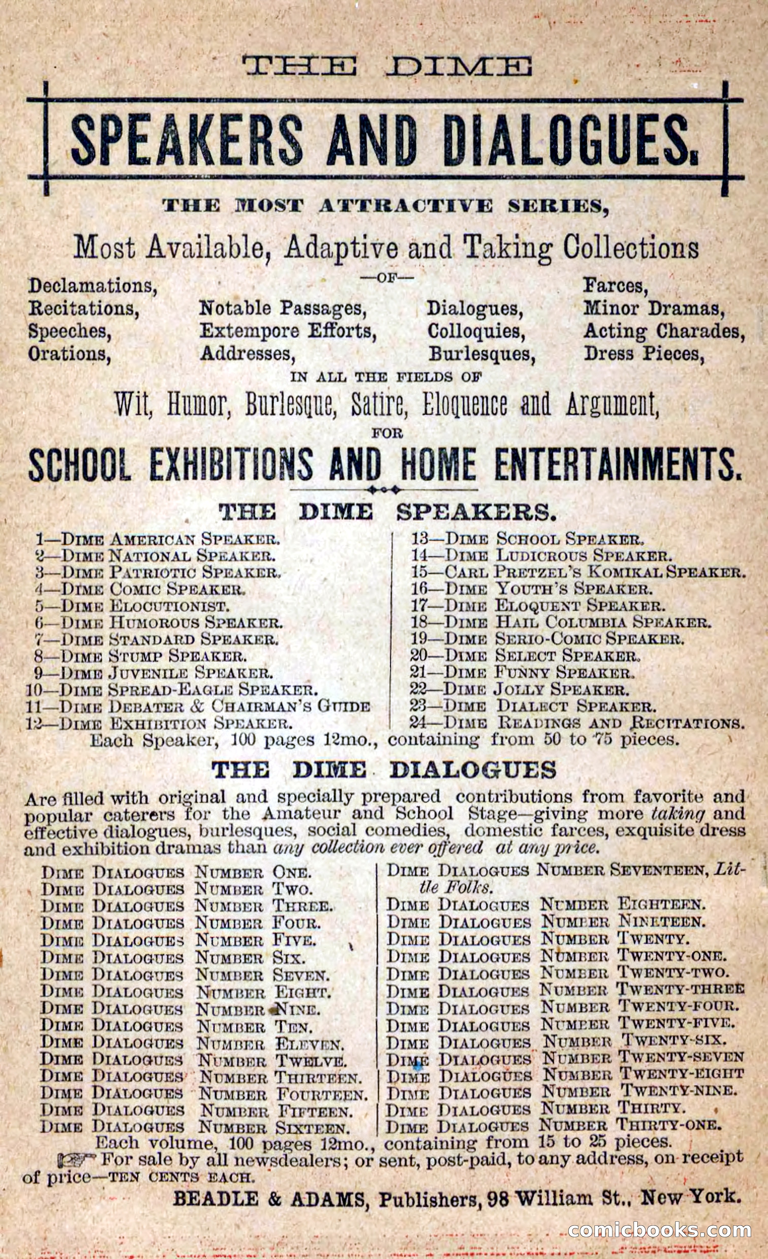 Beadle's New Dime Novels: Merciless Matt — page 2 of 100