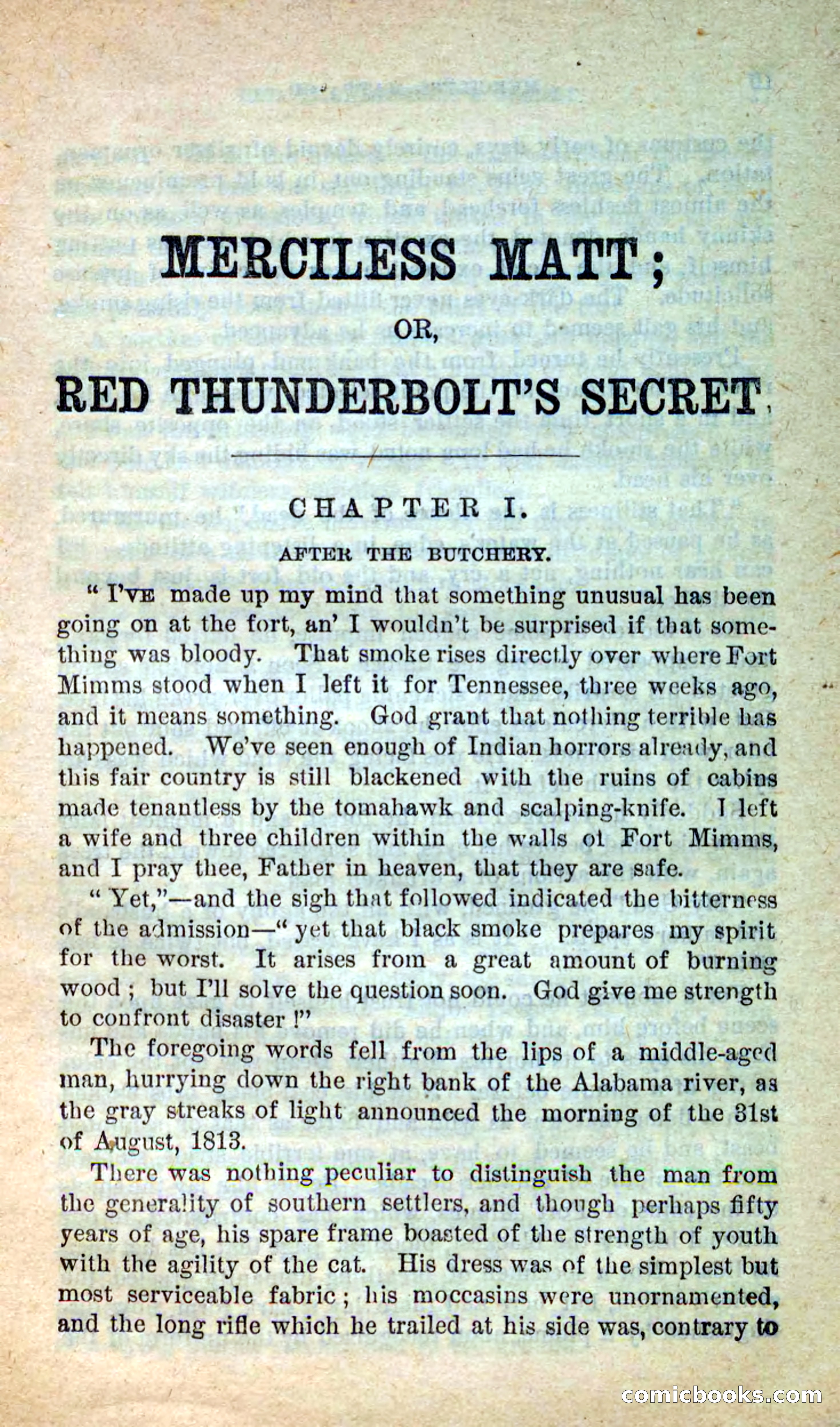 Beadle's New Dime Novels: Merciless Matt — page 5 of 100