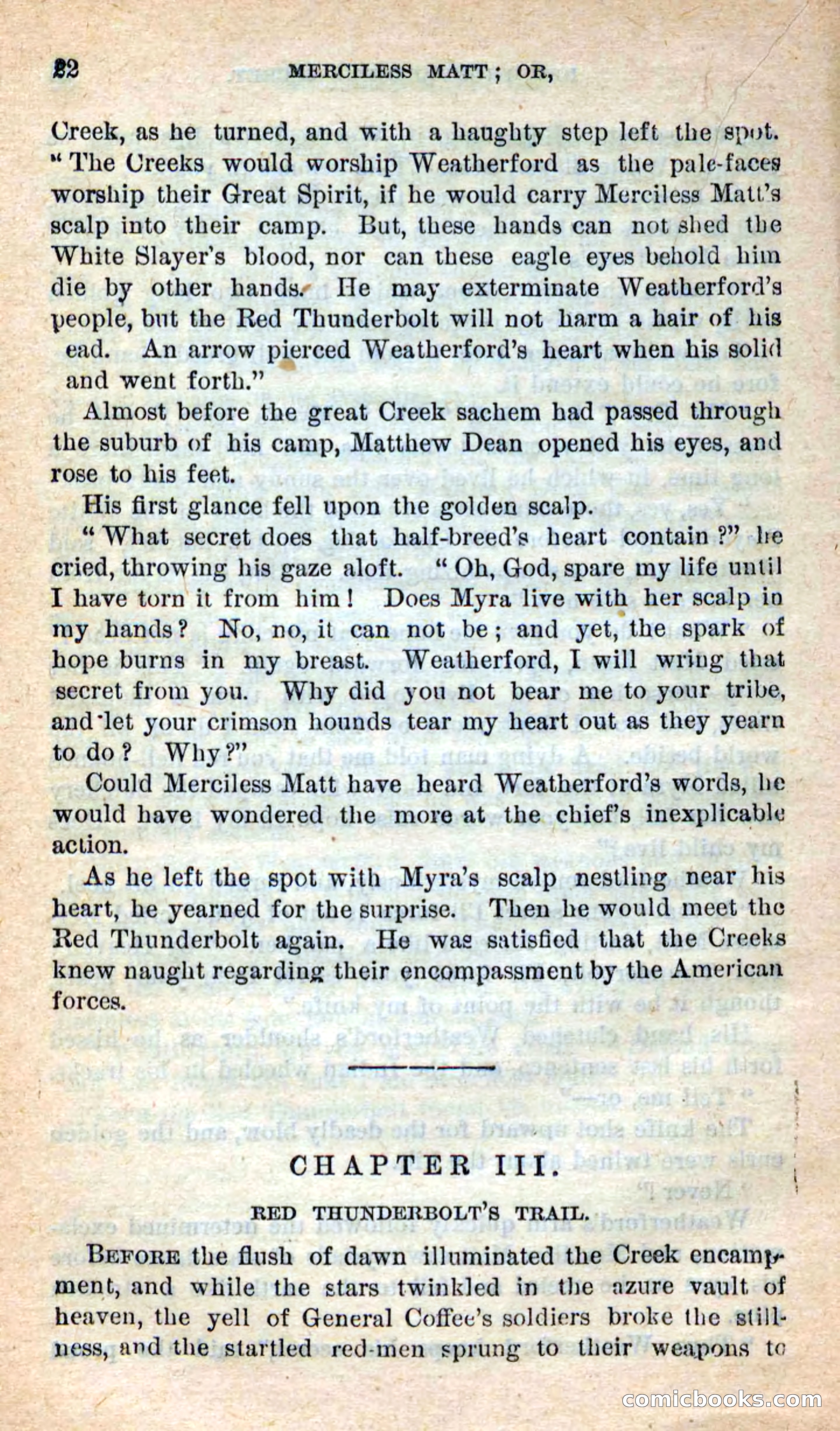 Beadle's New Dime Novels: Merciless Matt — page 18 of 100