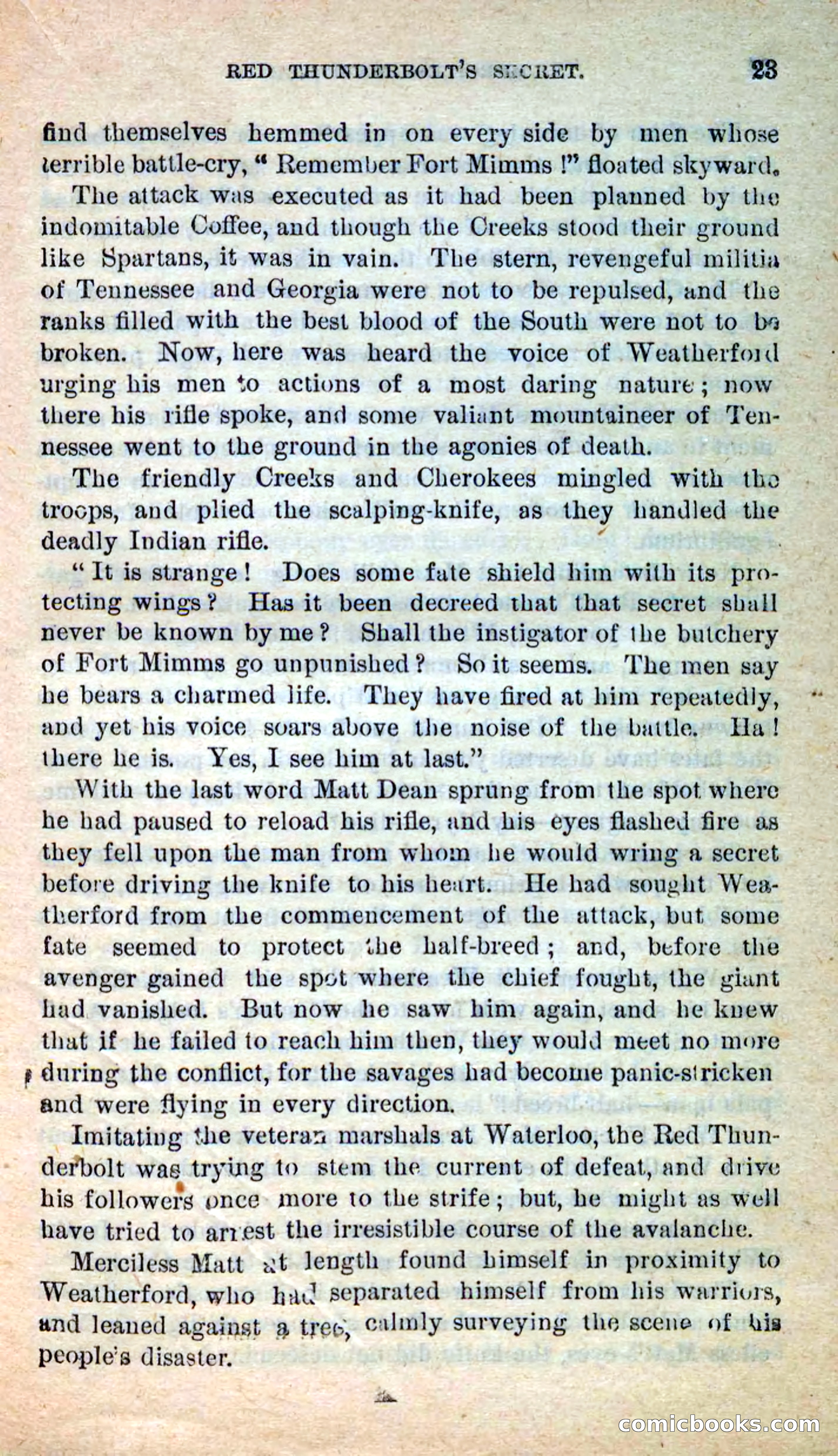 Beadle's New Dime Novels: Merciless Matt — page 19 of 100