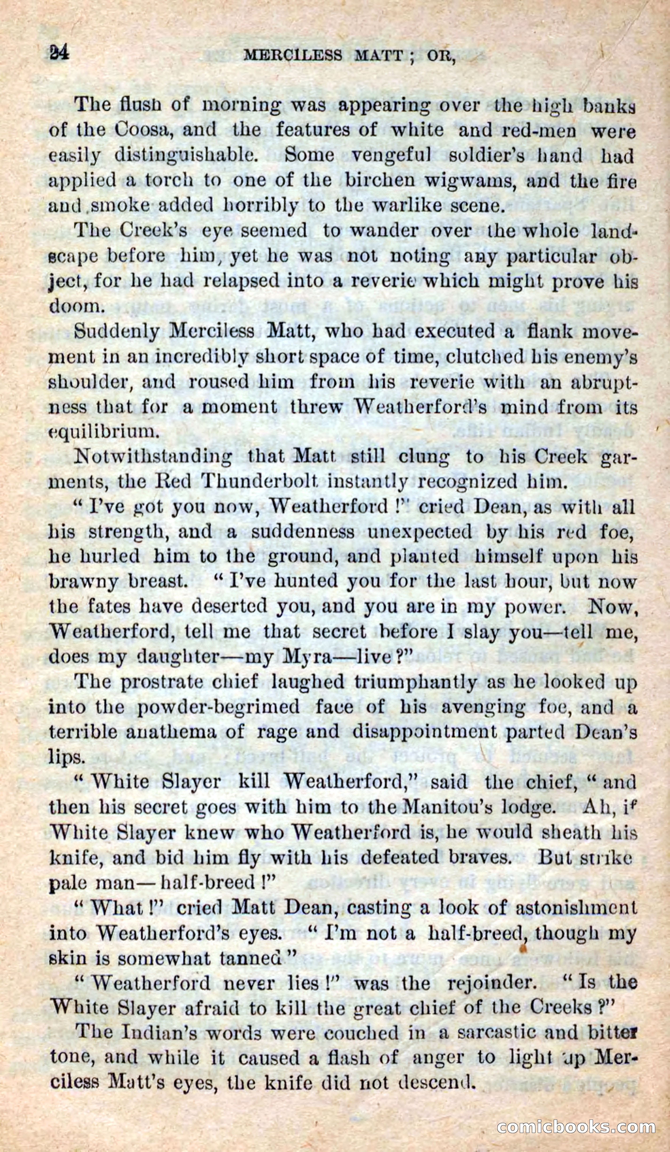 Beadle's New Dime Novels: Merciless Matt — page 20 of 100