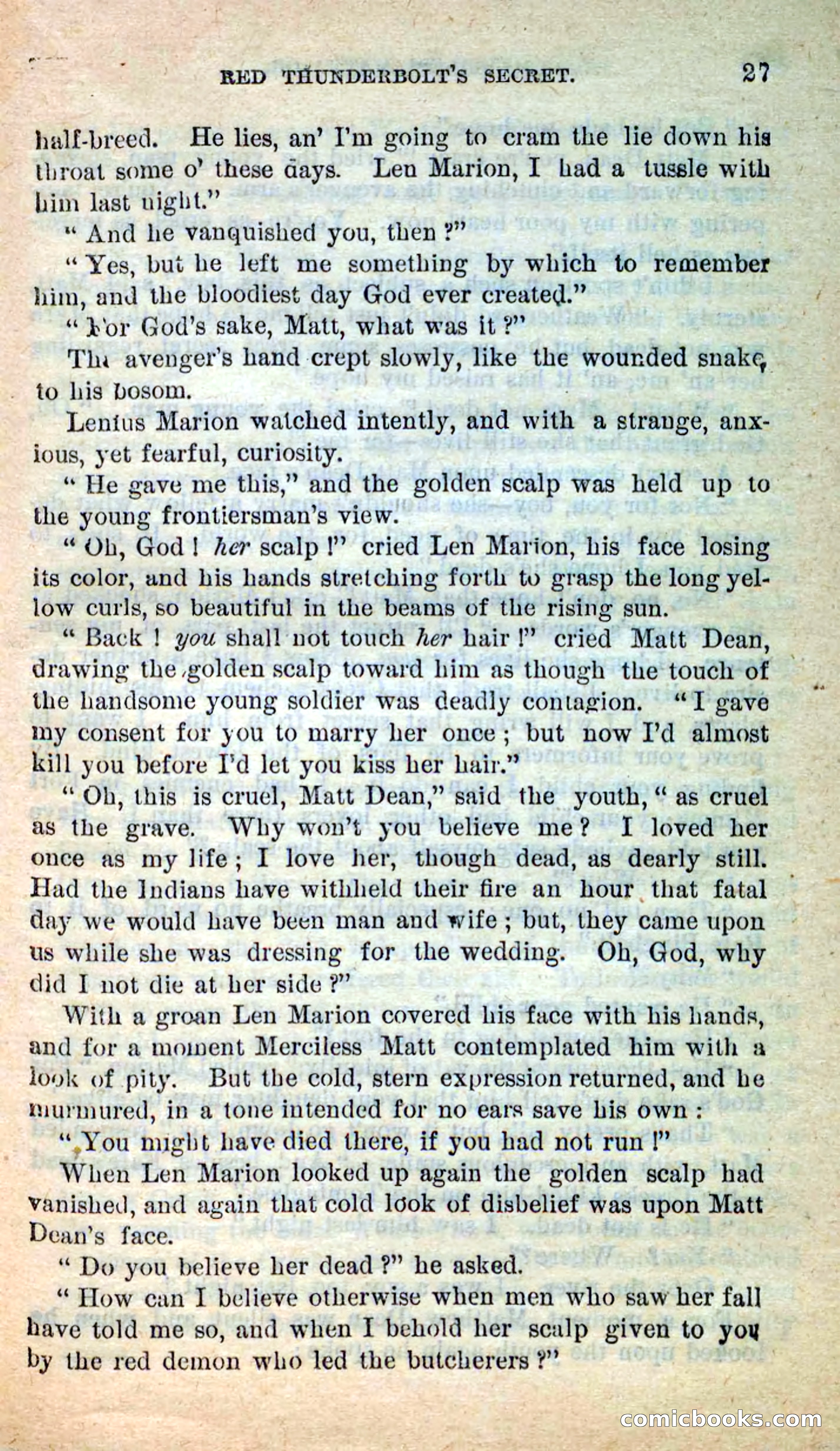 Beadle's New Dime Novels: Merciless Matt — page 23 of 100