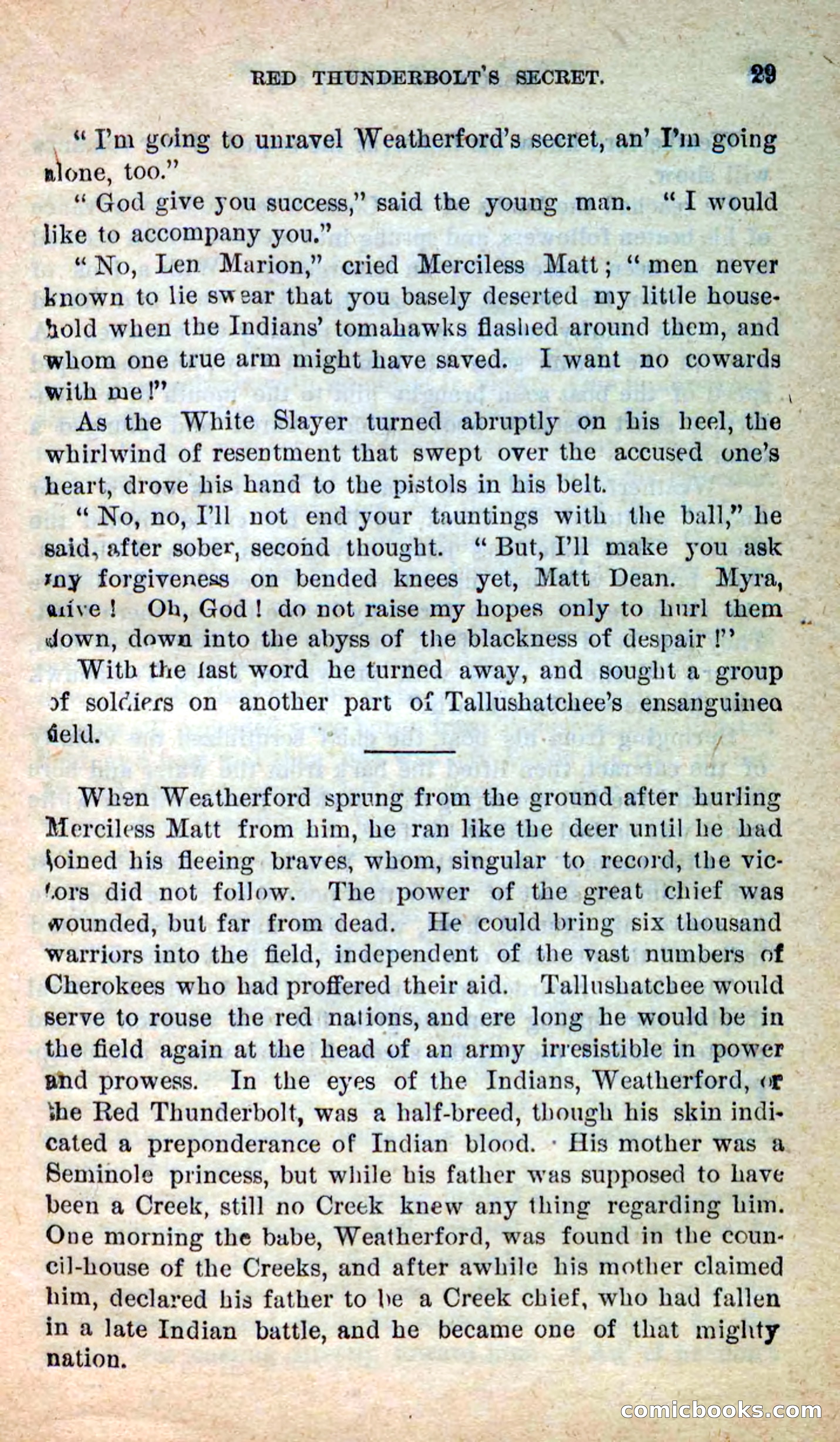 Beadle's New Dime Novels: Merciless Matt — page 25 of 100