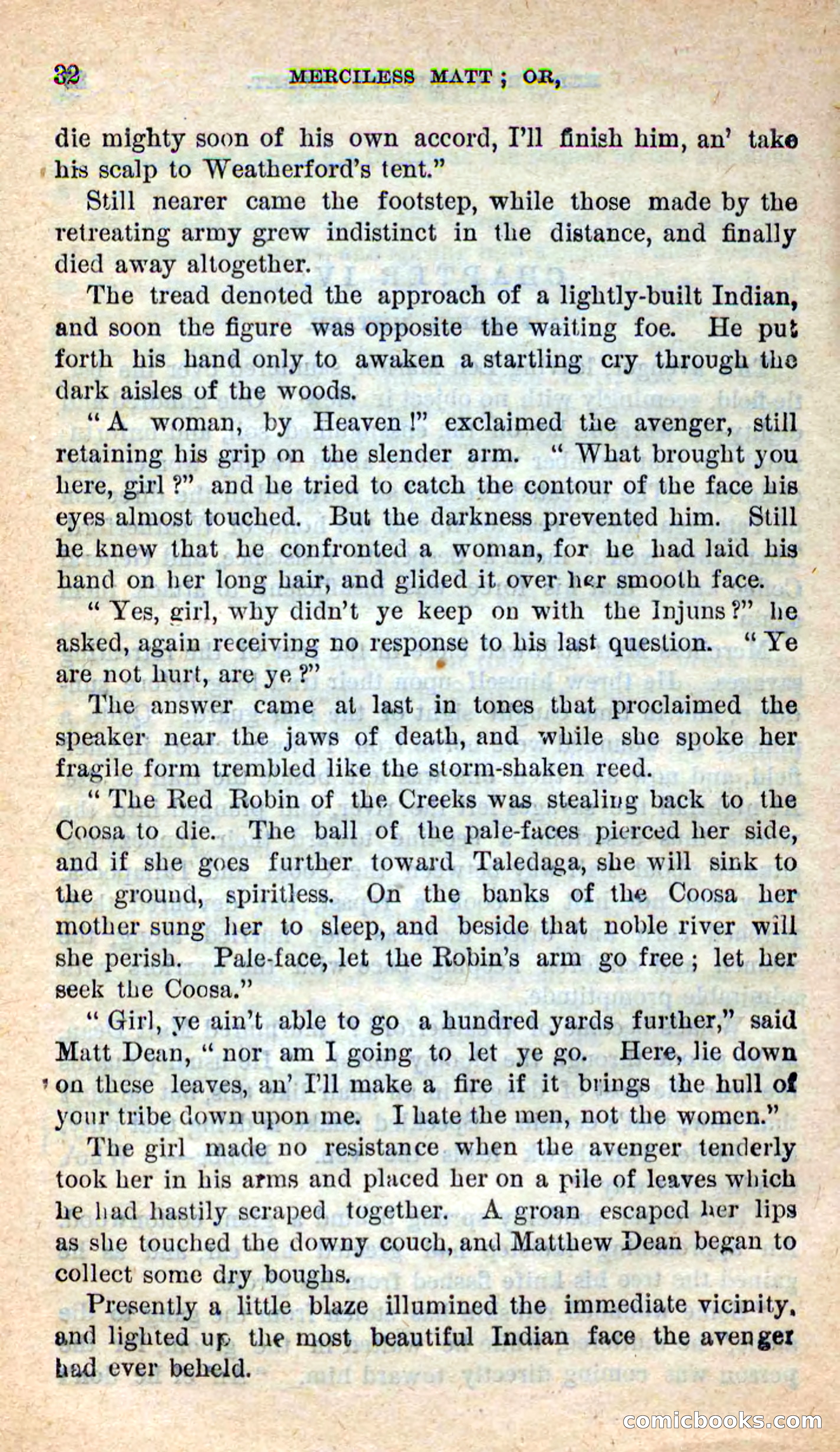Beadle's New Dime Novels: Merciless Matt — page 28 of 100