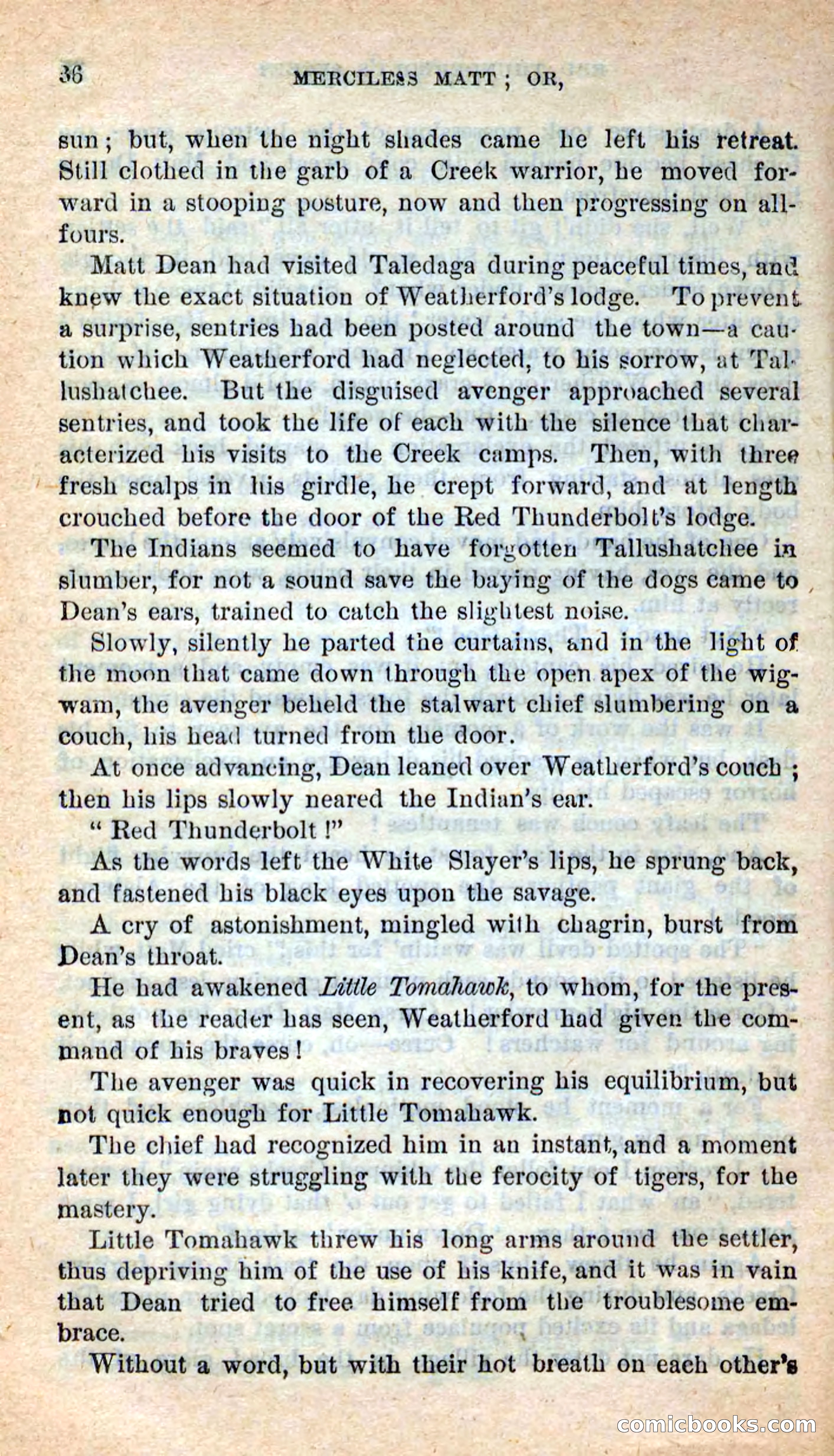 Beadle's New Dime Novels: Merciless Matt — page 32 of 100