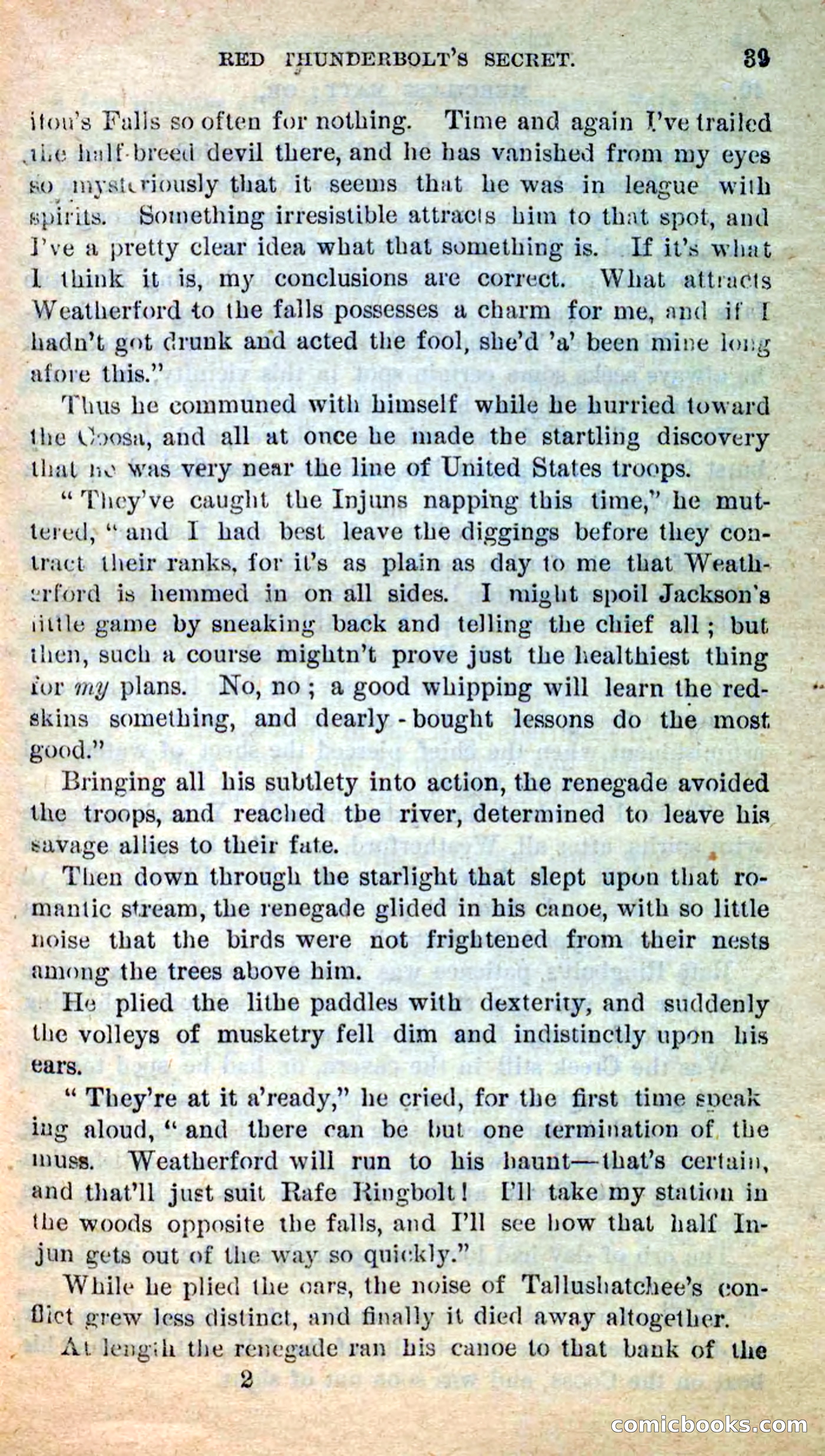 Beadle's New Dime Novels: Merciless Matt — page 35 of 100